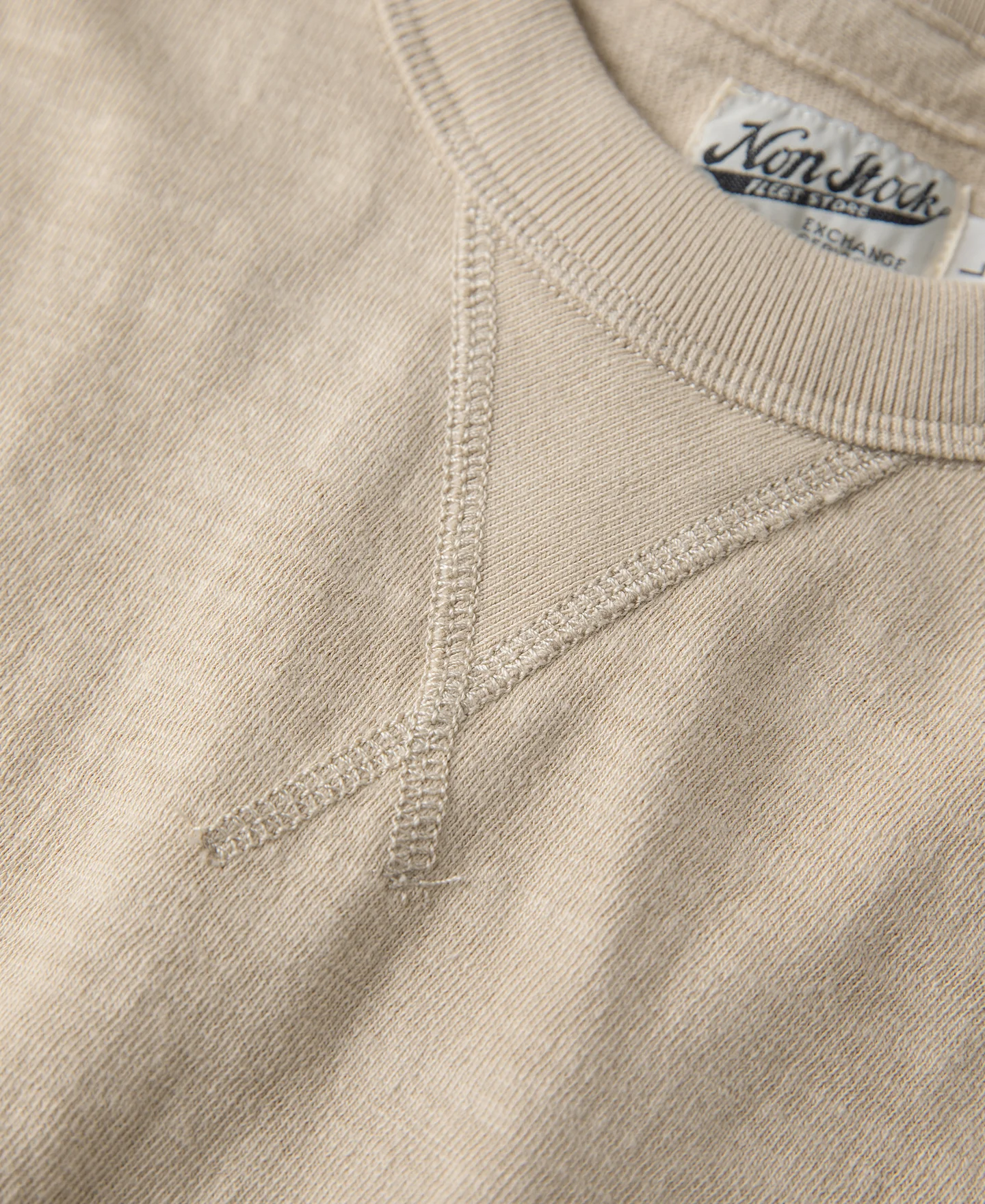 10.5 oz Cotton Tubular Gusset T-Shirt - Sand - Image 8