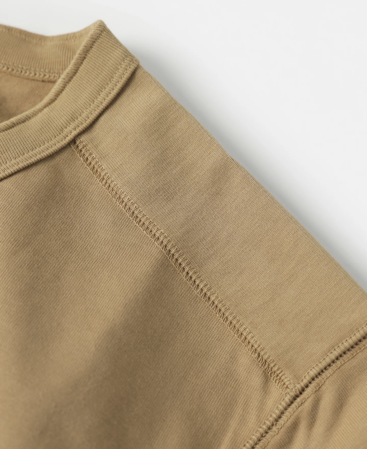 10.6 oz Cotton Short Sleeve Henley T-Shirt - Khaki - Image 8