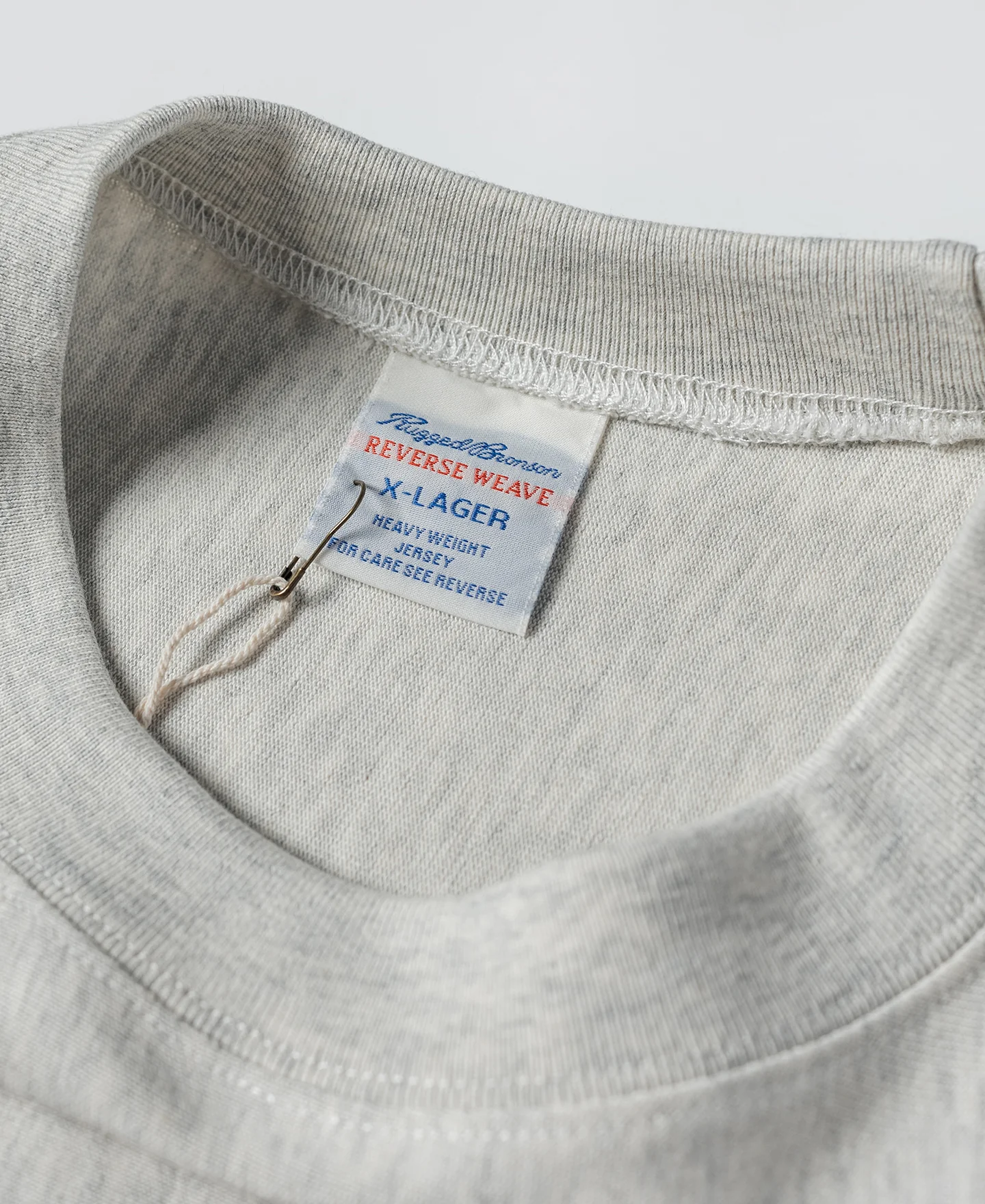 10.6 oz Reverse Weave T-Shirt - Gray - Image 6