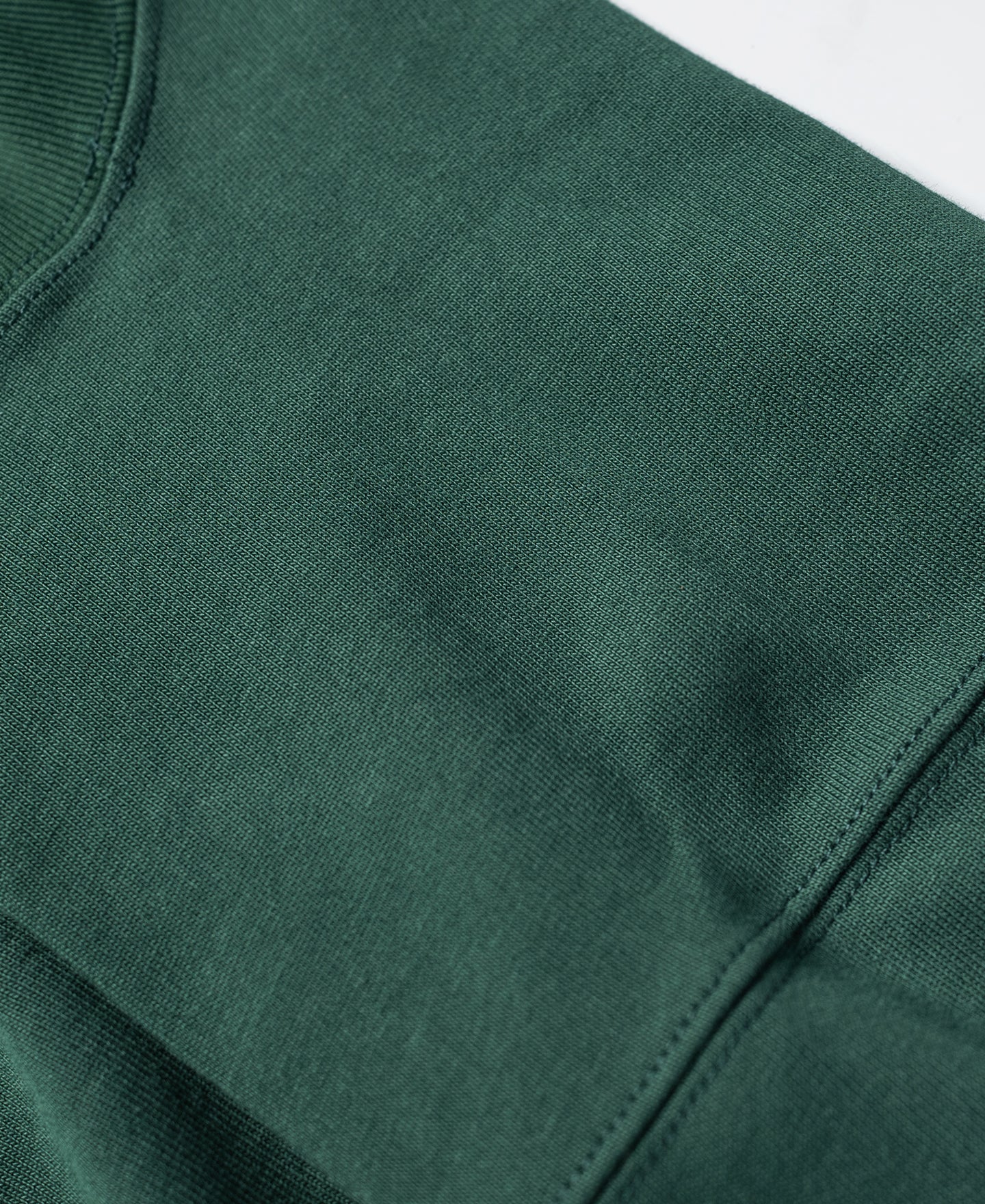 10.6 oz Reverse Weave T-Shirt - Green - Image 8
