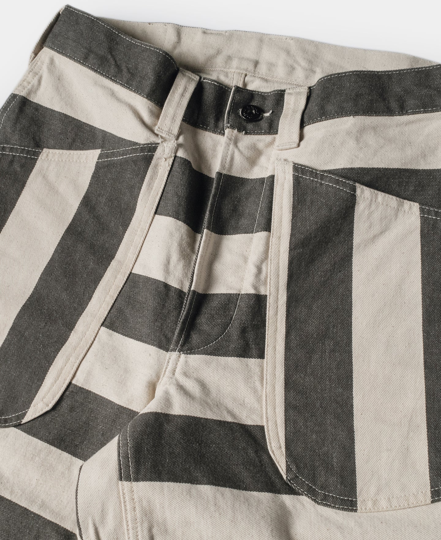 Heavyweight Wide Striped Prisoner Pants - Image 10