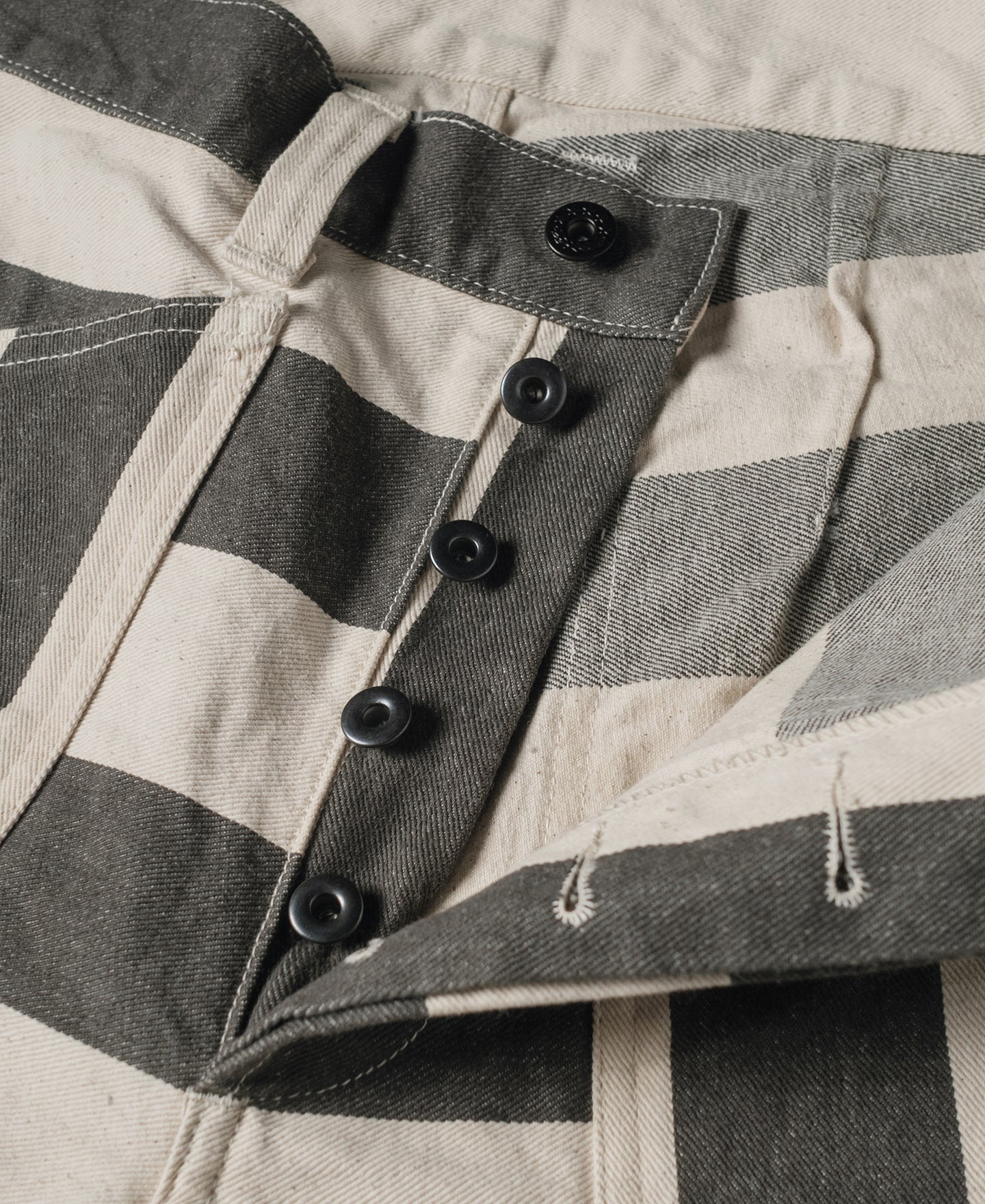 Heavyweight Wide Striped Prisoner Pants - Image 11