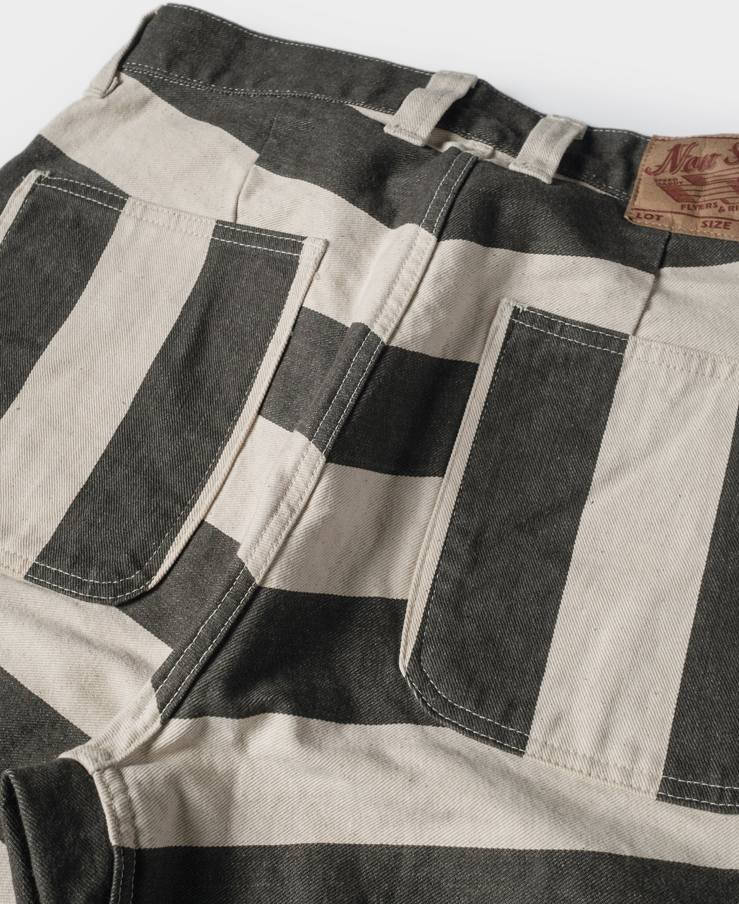Heavyweight Wide Striped Prisoner Pants - Image 13