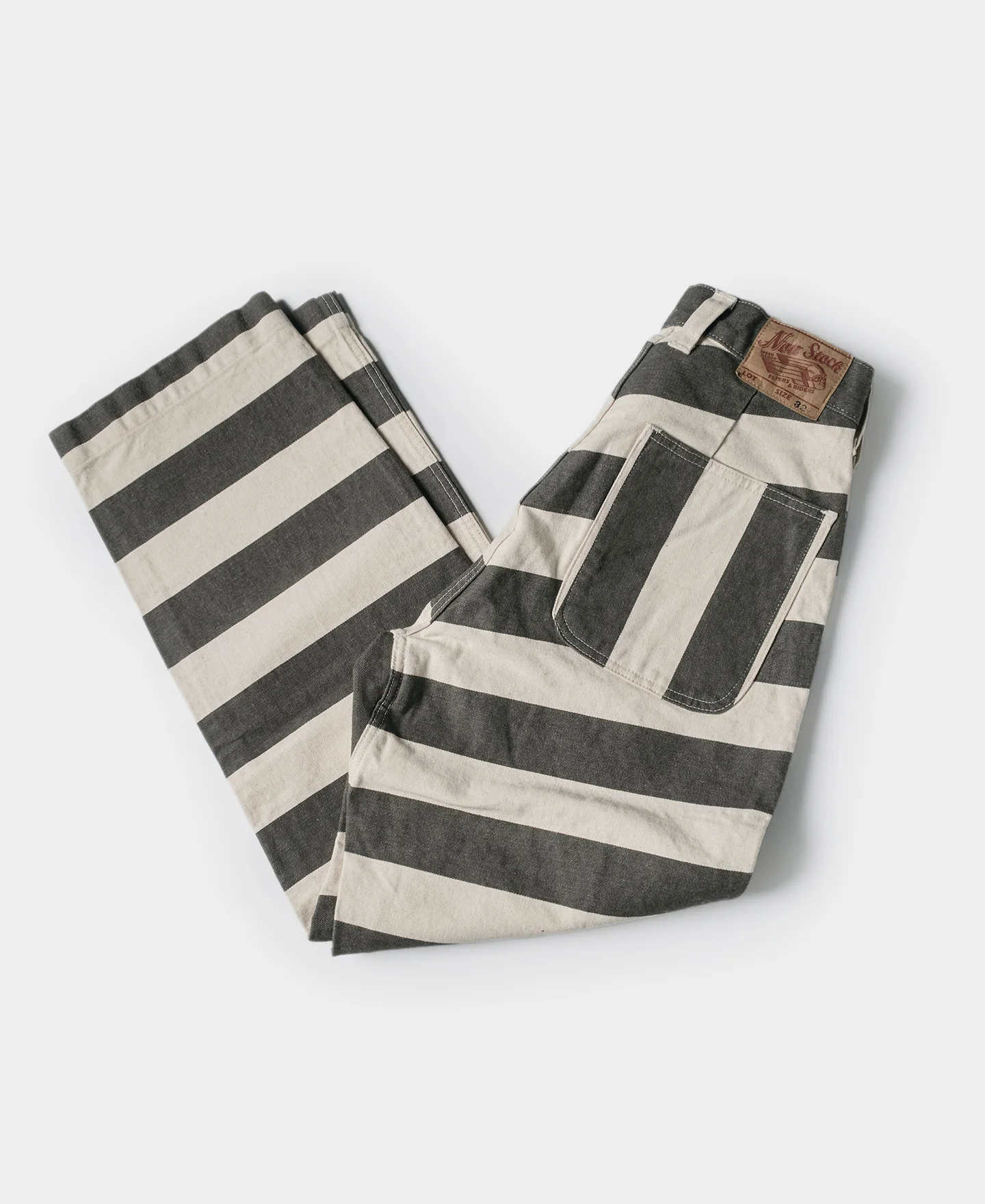 Heavyweight Wide Striped Prisoner Pants - Image 3