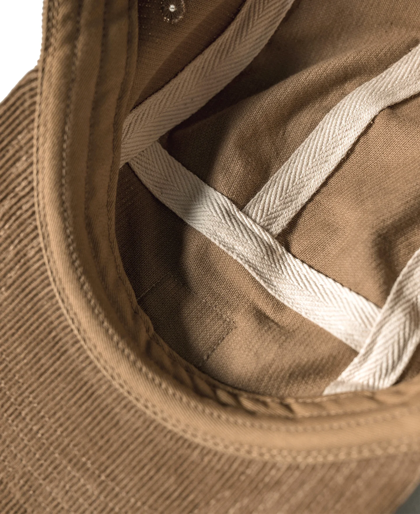 12.5 oz Corduroy 5 Panel Cap - Khaki - Image 11