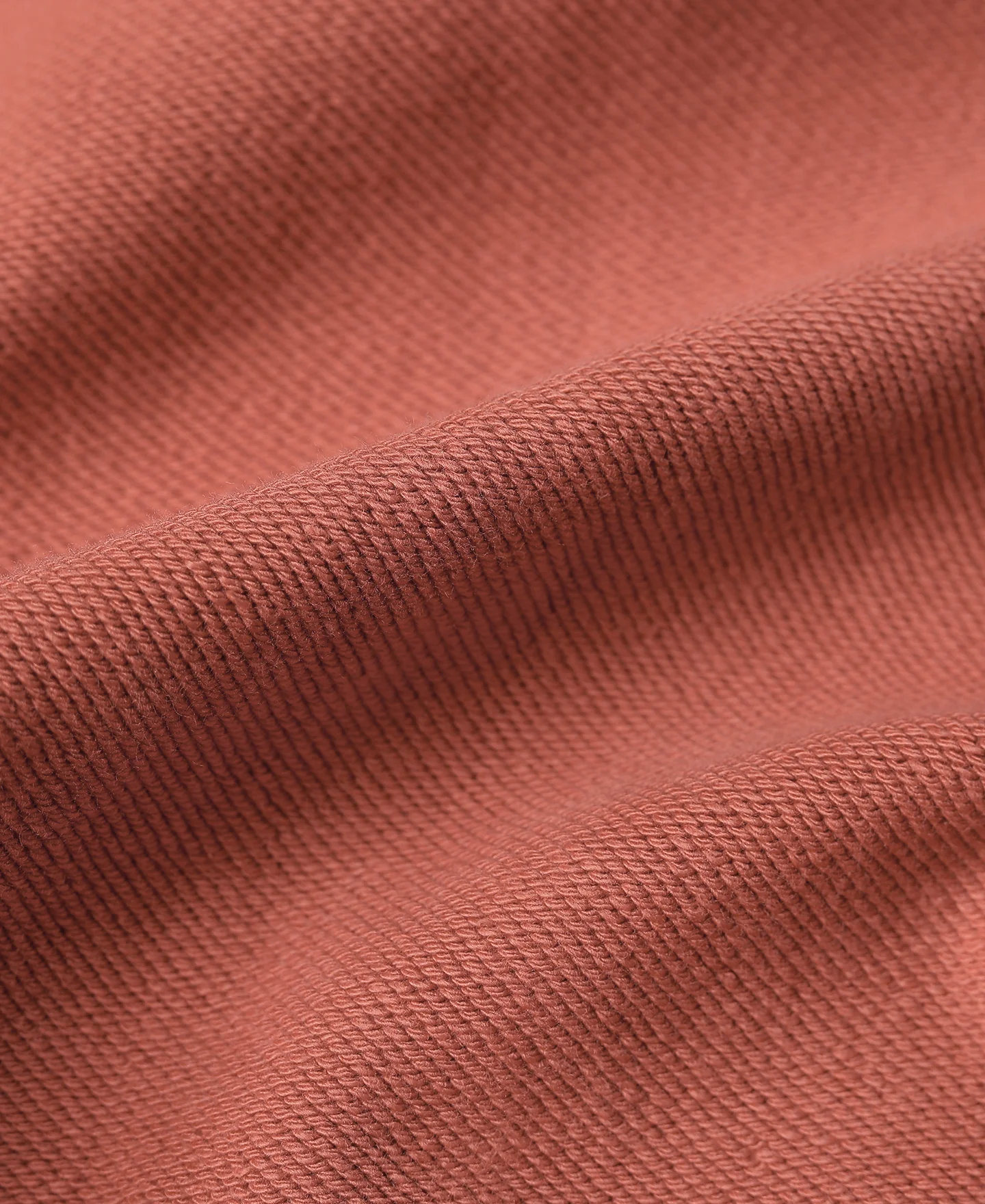 17.5 oz Terry Cloth Full-Zip Hoodie - Brick Red - Image 12