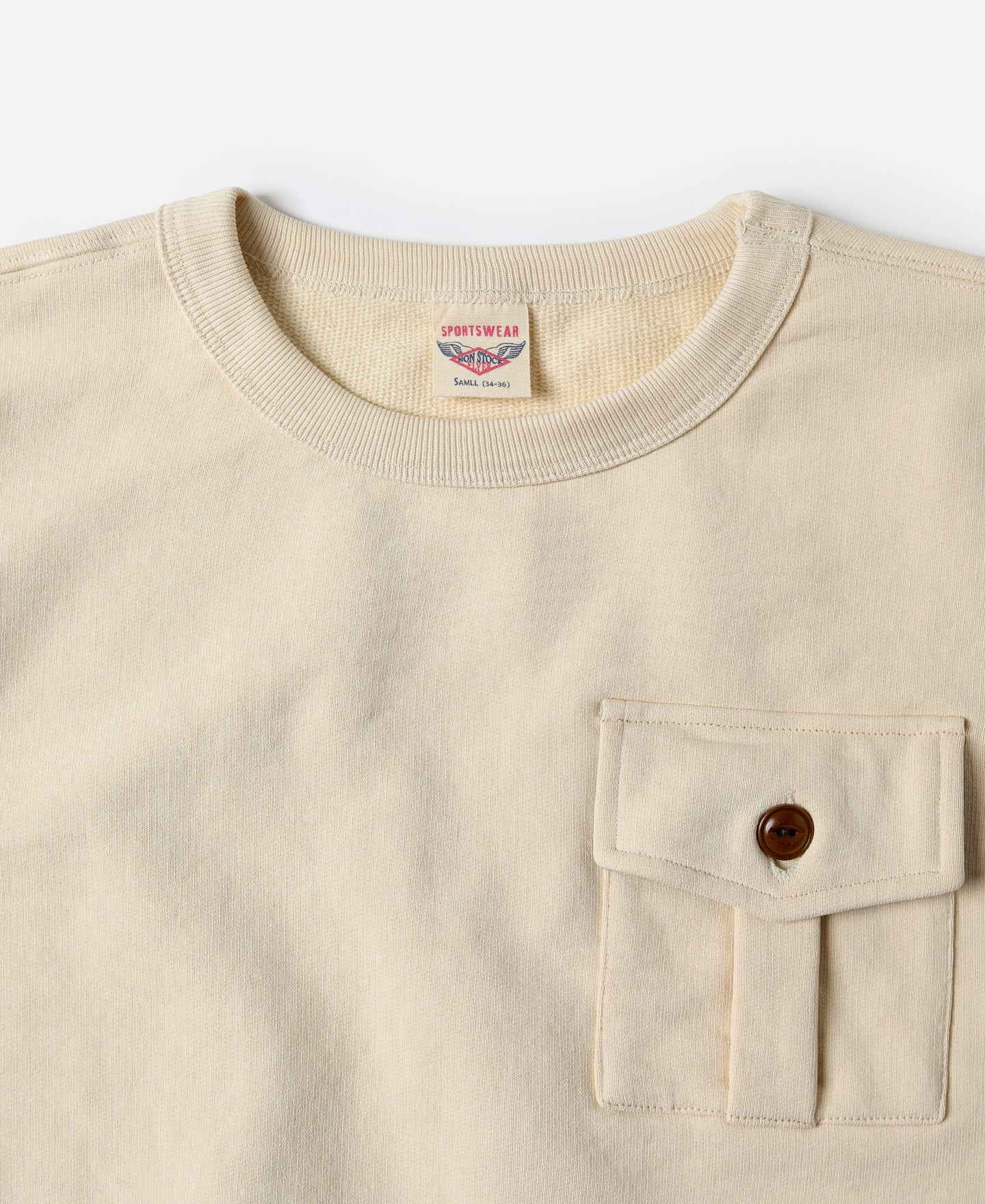 Military Pocket Sweatshirt - Apricot - Image 6