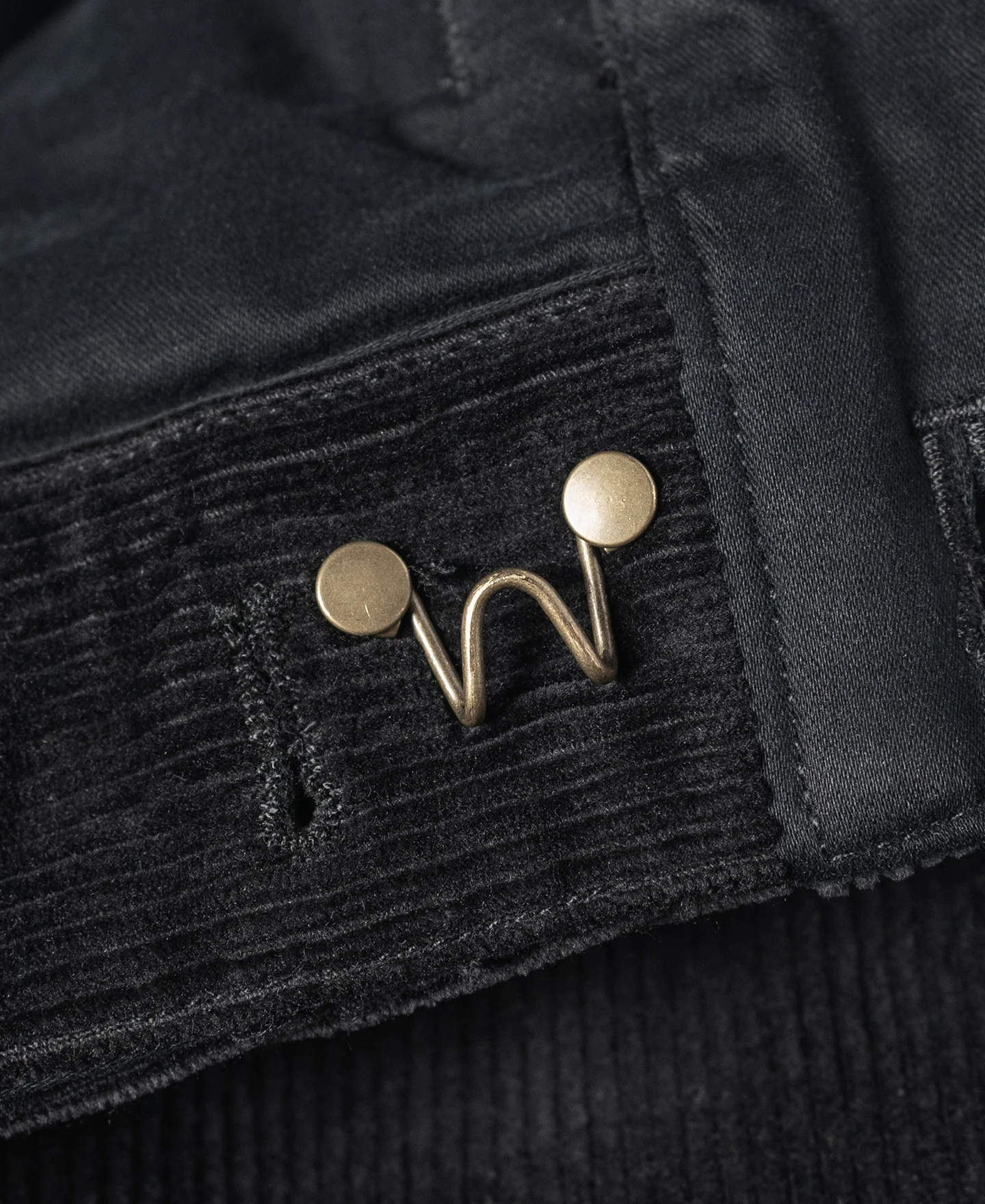 1920s Heavy-Duty Corduroy Work Pants - Black - Image 10