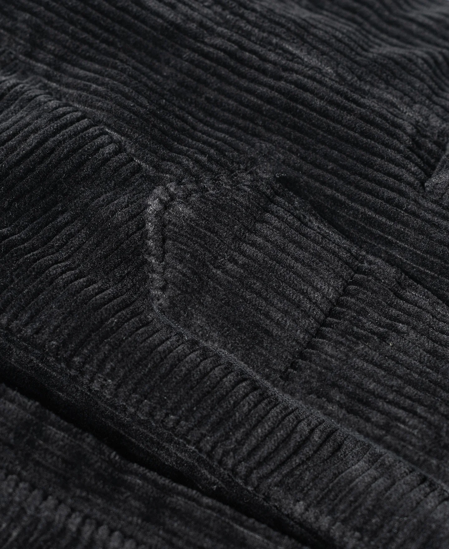 1920s Heavy-Duty Corduroy Work Pants - Black - Image 15