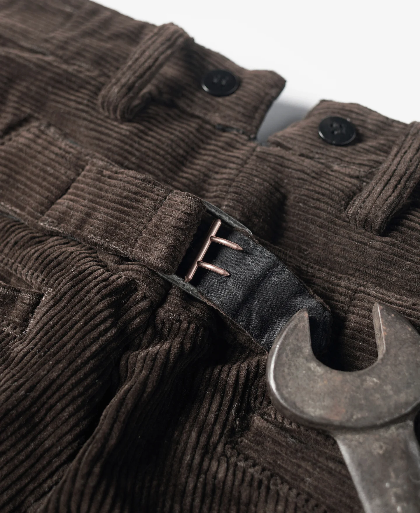 1920s Heavy-Duty Corduroy Work Pants - Brown - Image 15