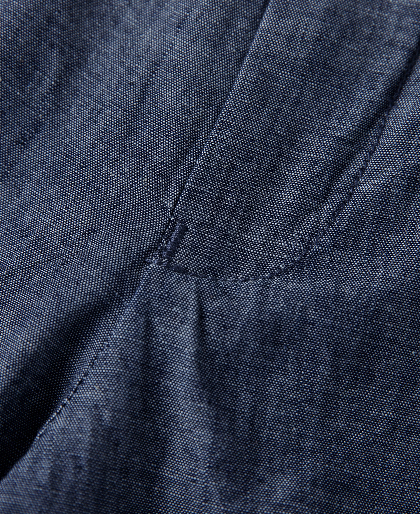 1930s Double-Pleated Chambray Pants - Image 10