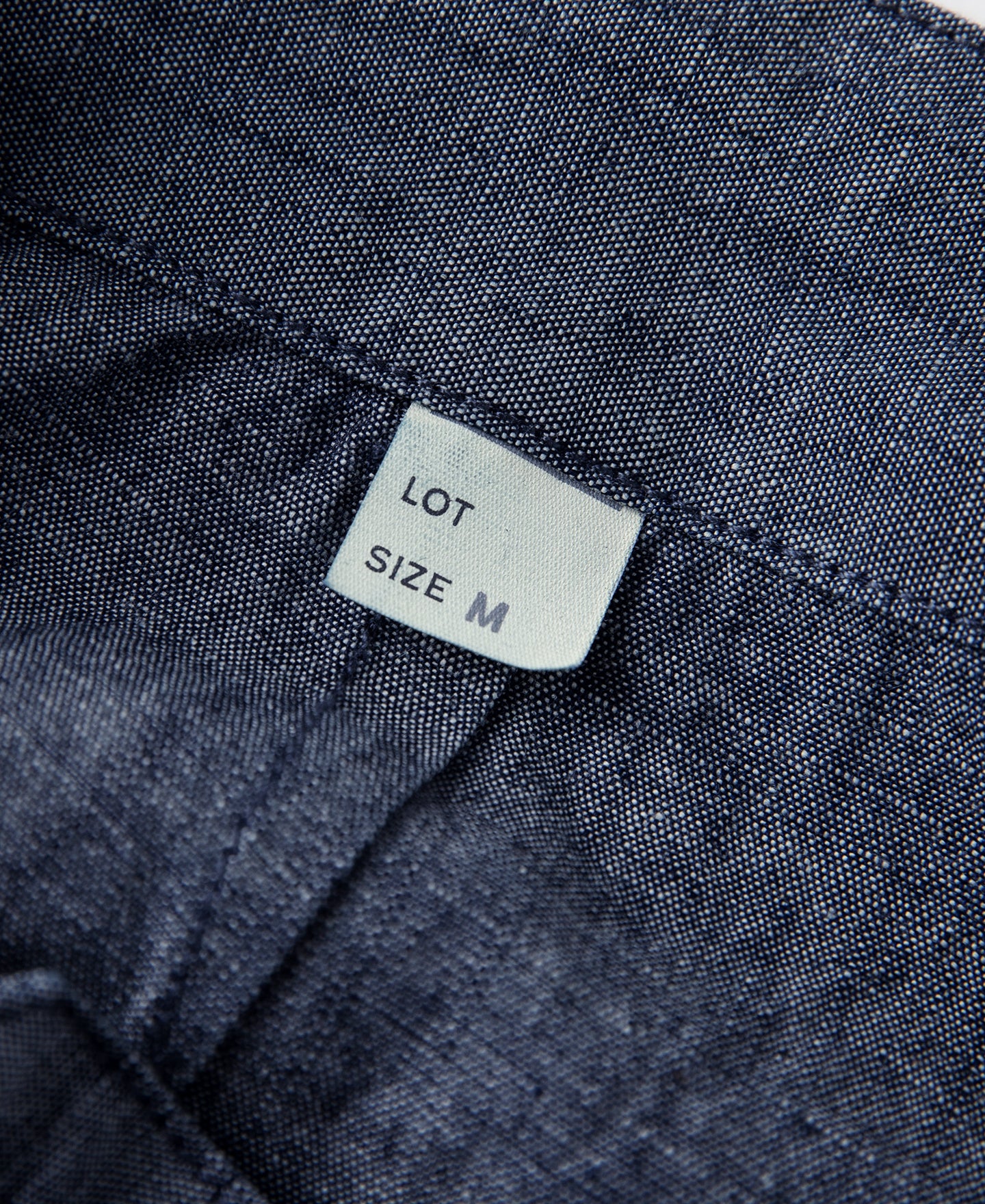 1930s Double-Pleated Chambray Pants - Image 11