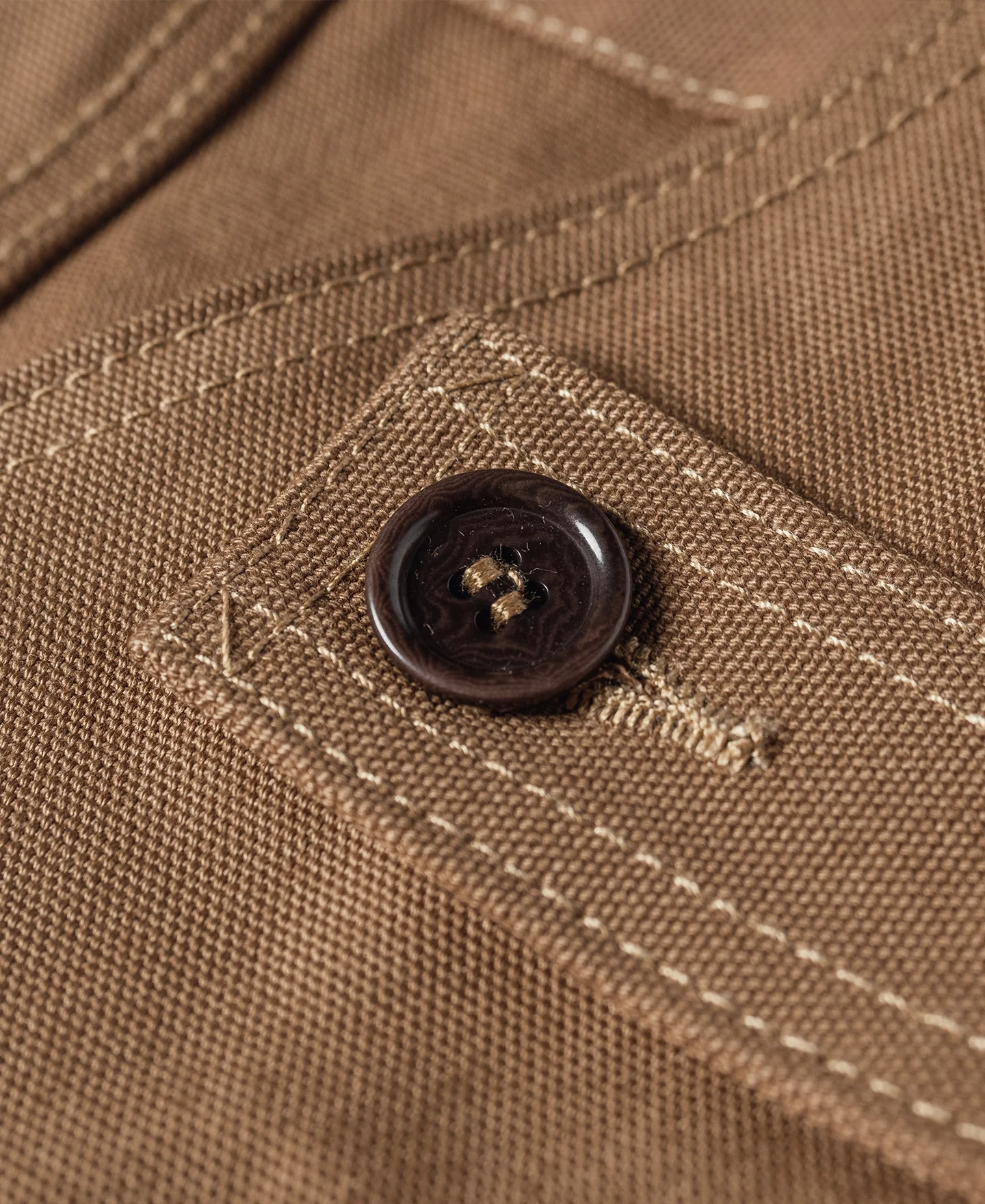 1930s Heavyweight Canvas Game Pocket Hunting Vest - Khaki - Image 13