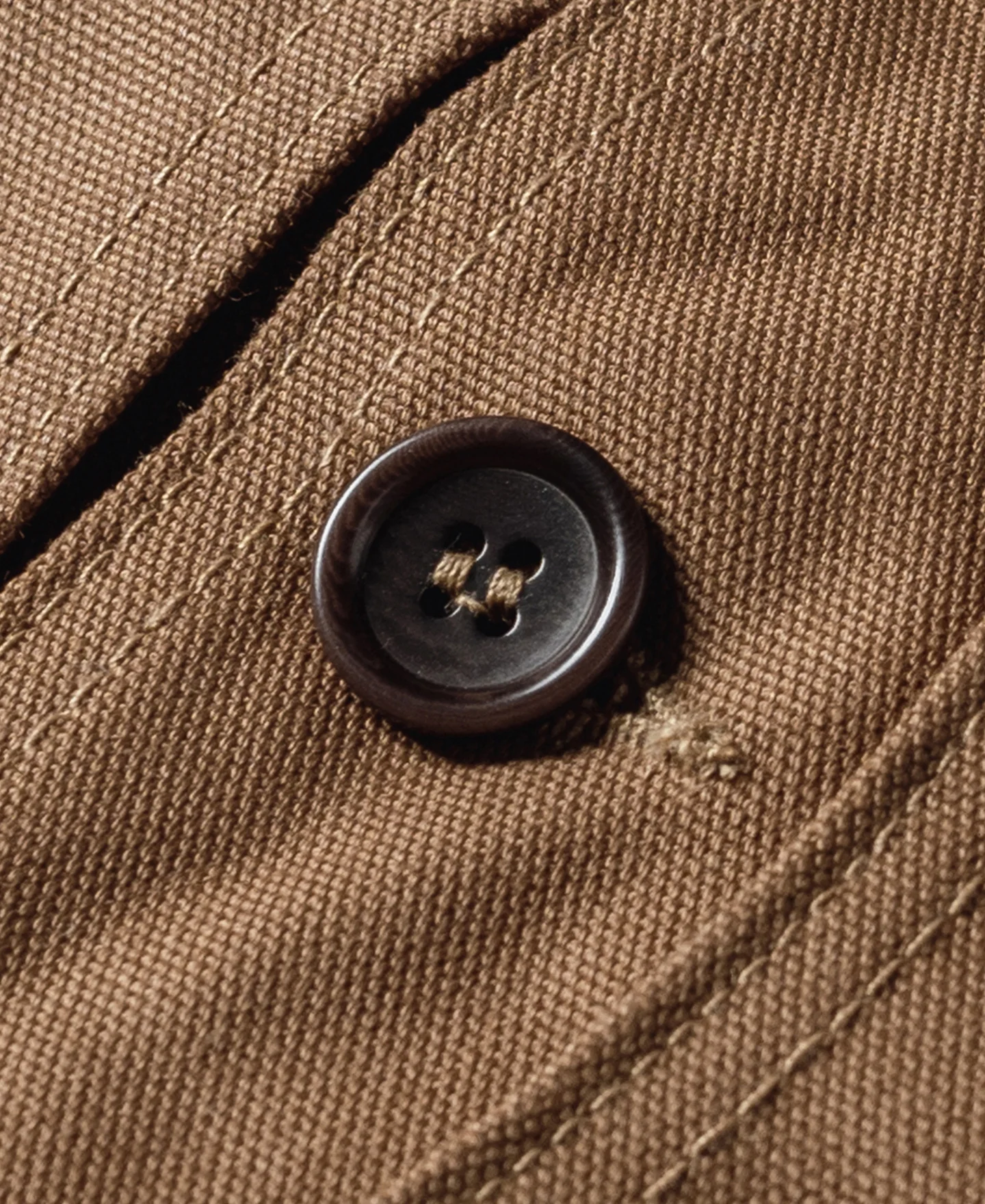 1930s Heavyweight Canvas Game Pocket Hunting Vest - Khaki - Image 14