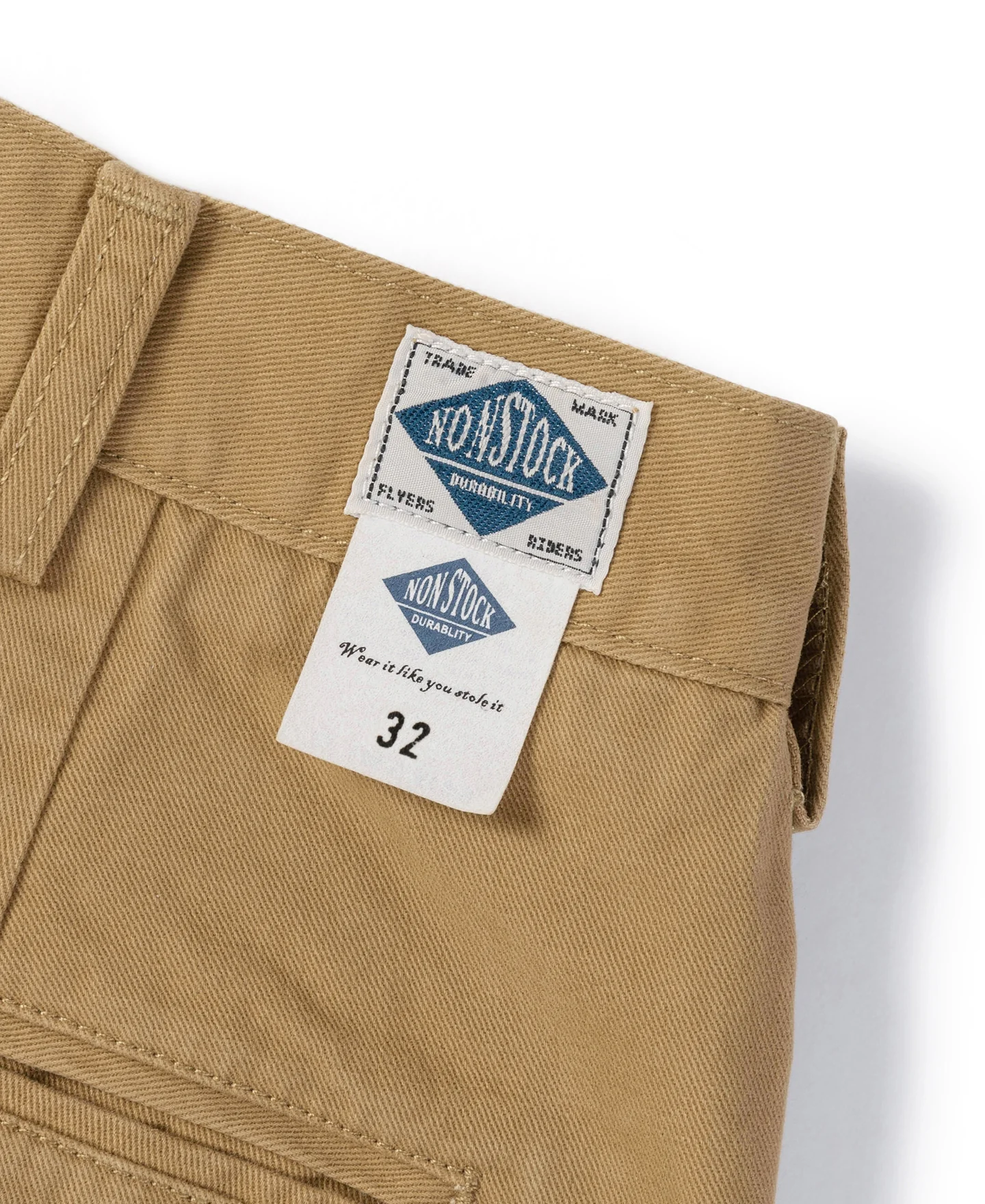 1930s IVY Style Double Pleated Chino Trousers - Yellow - Image 13