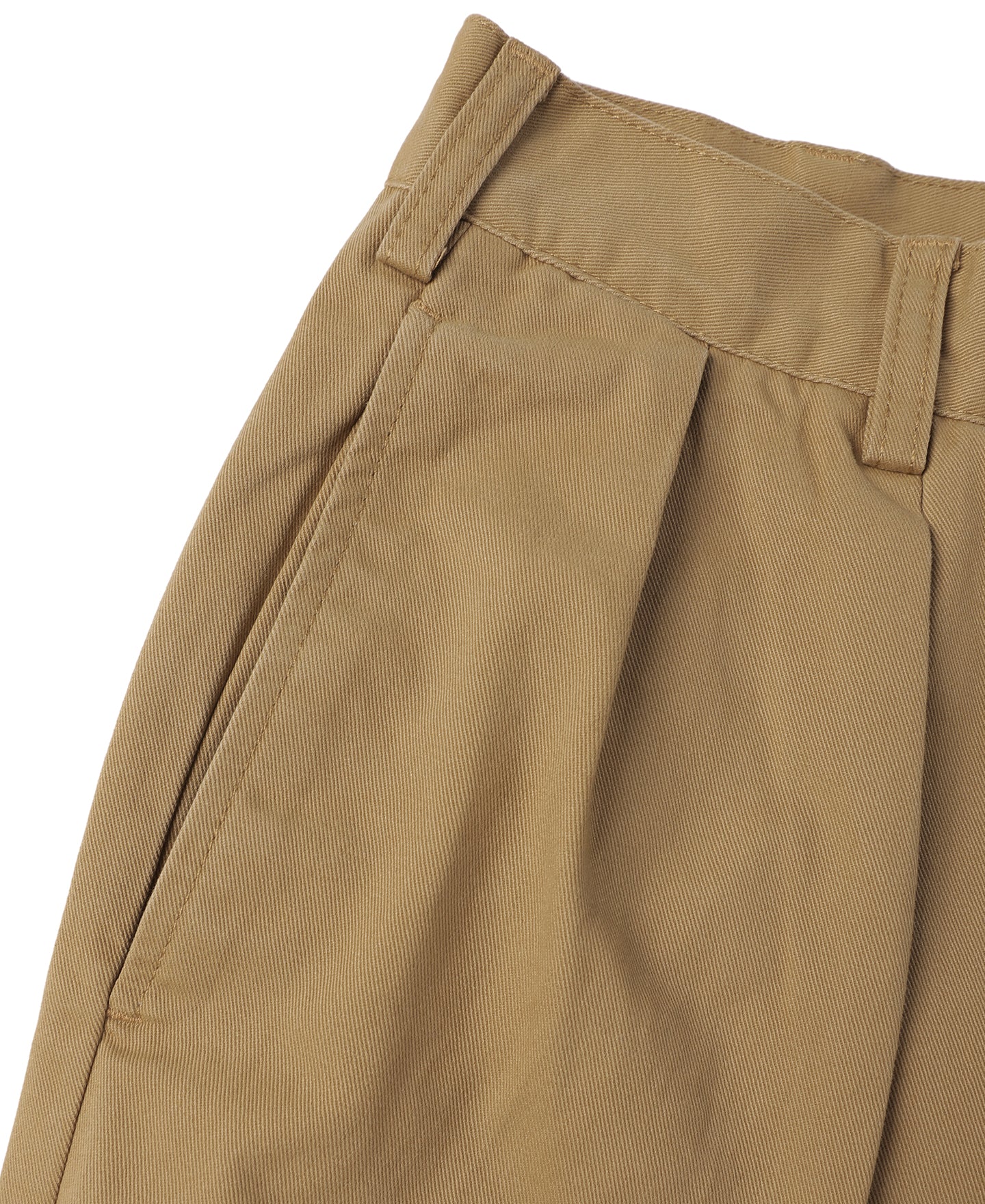 1930s IVY Style Double Pleated Chino Trousers - Yellow - Image 15