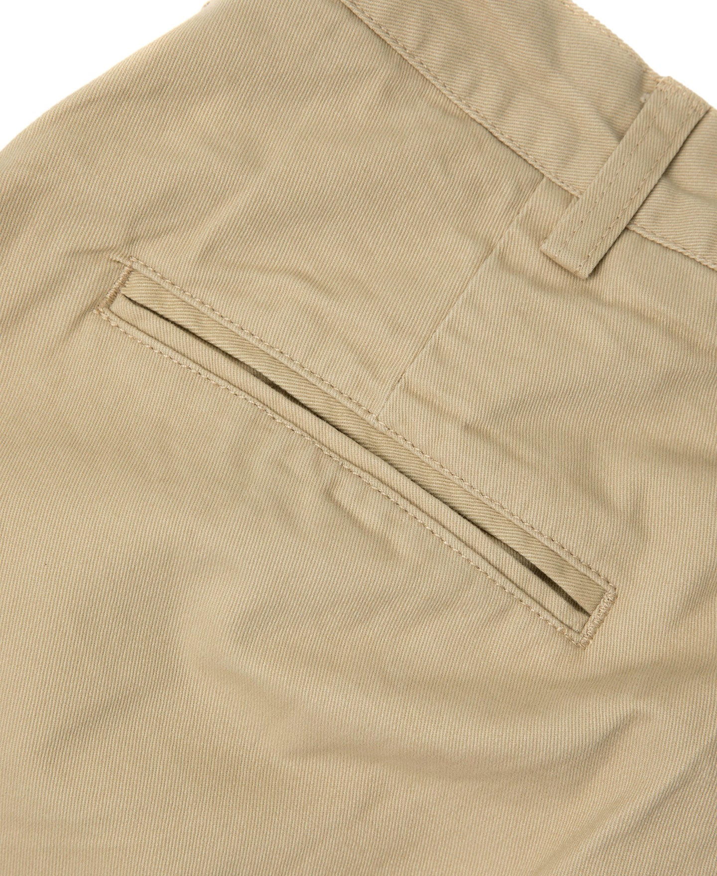 1930s IVY Style Double Pleated Chino Trousers - Khaki - Image 11