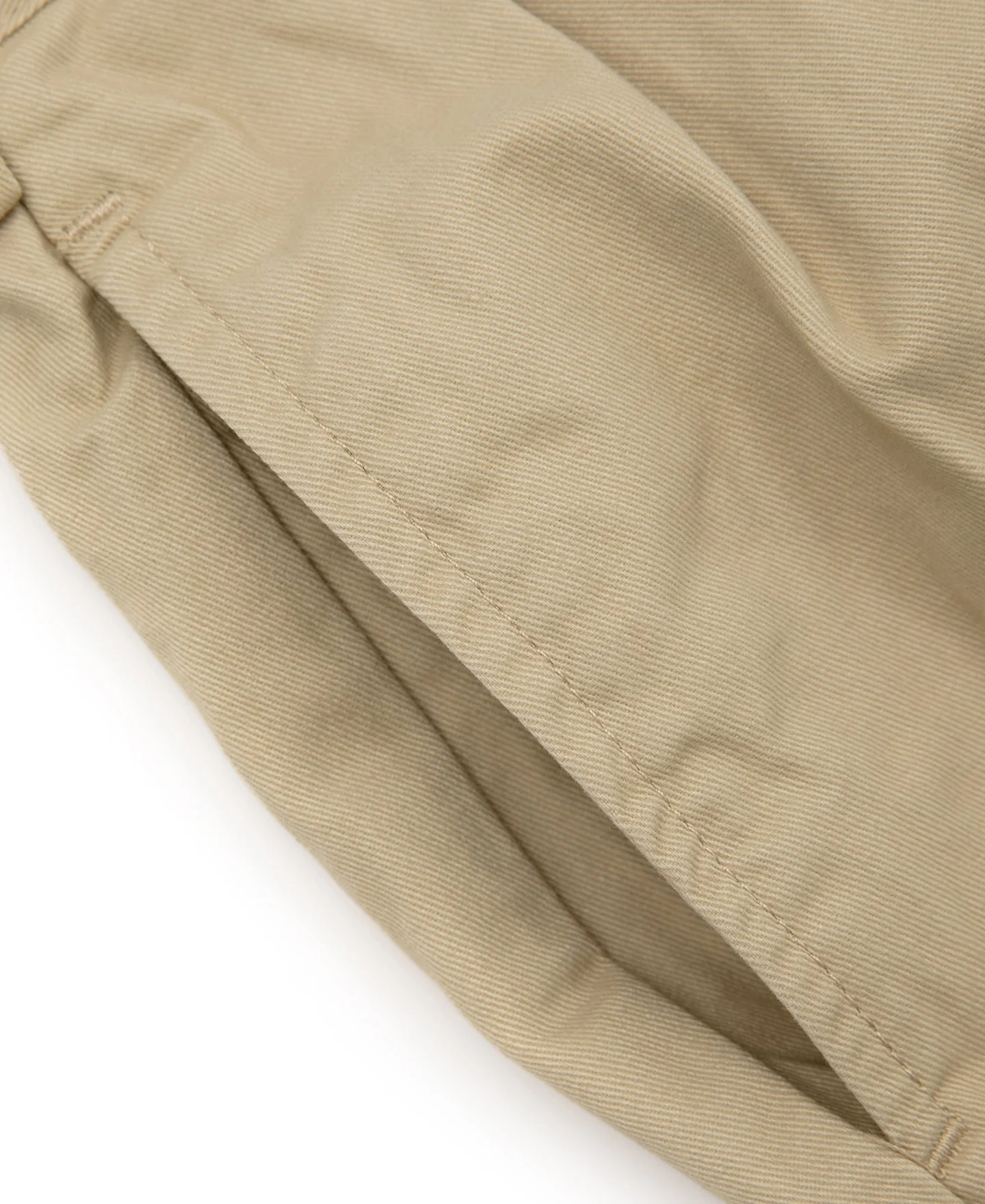 1930s IVY Style Double Pleated Chino Trousers - Khaki - Image 13