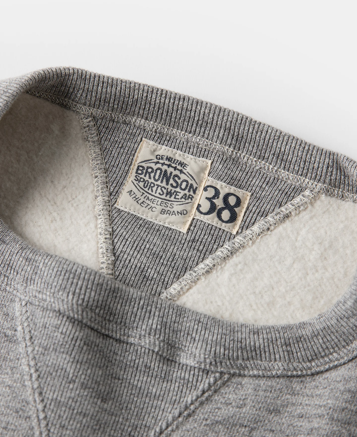 1930s Rugged CCC Black Panther Double V-Neck Insert Sweater - Gray - Image 7