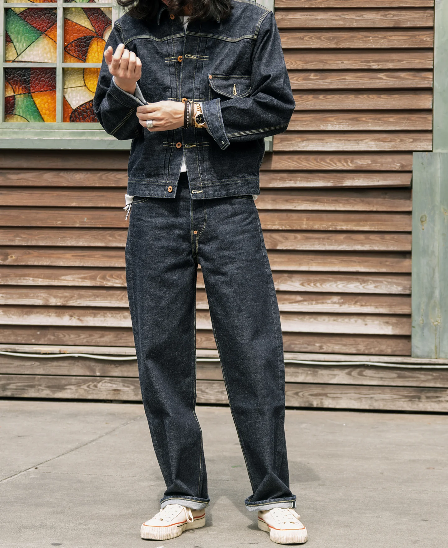 1936 Model Cowboy Selvedge Denim Jeans - Image 3