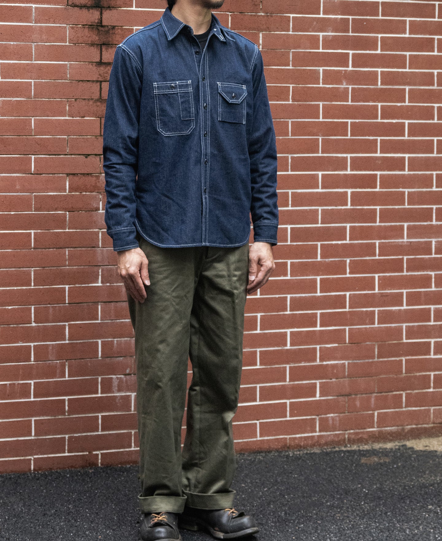 1937 10.5 oz Denim Workshirt - Image 5