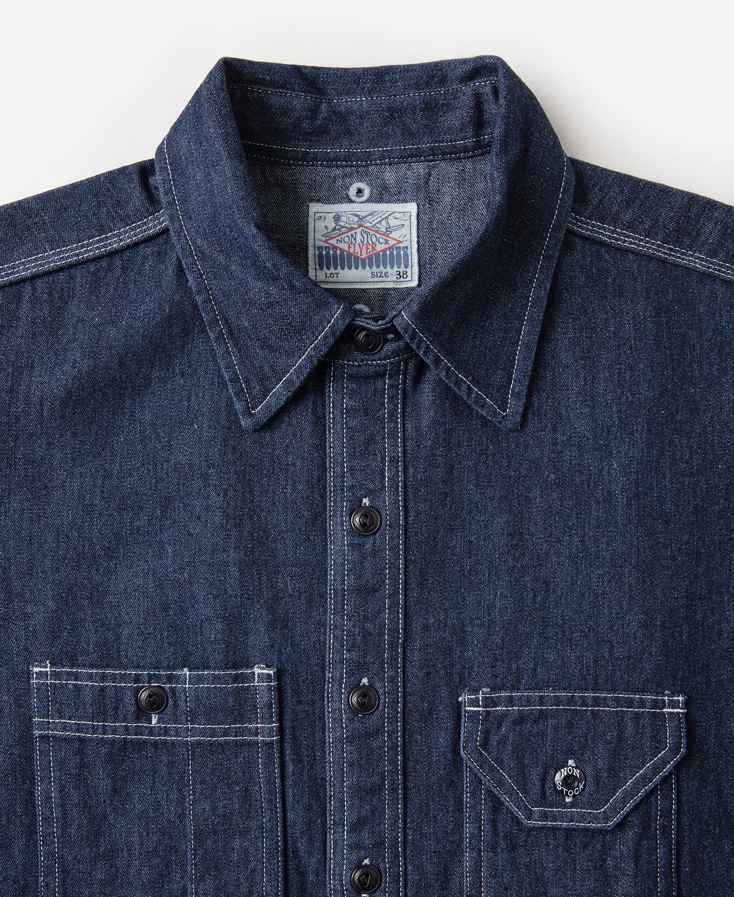 1937 10.5 oz Denim Workshirt - Image 7