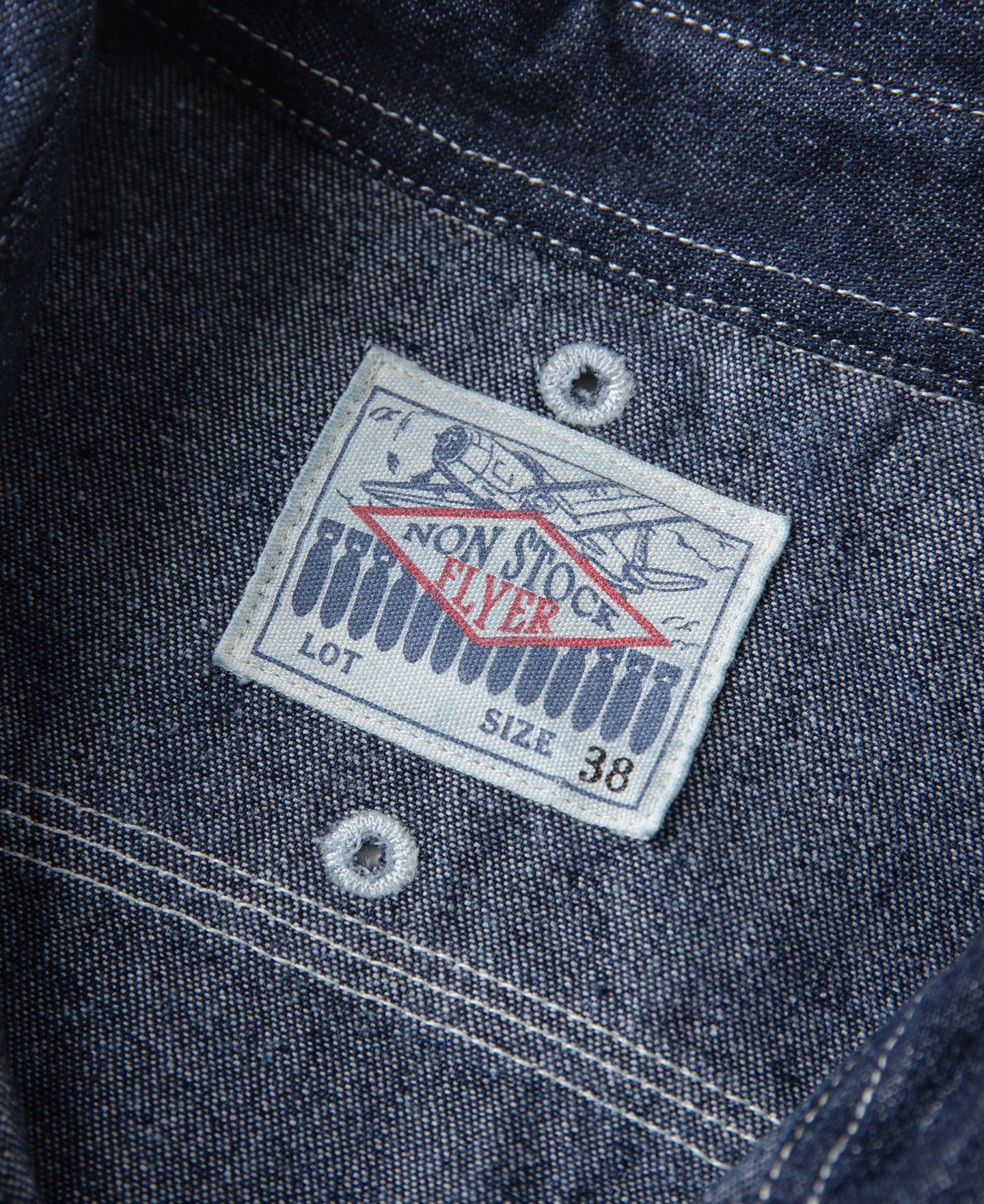 1937 10.5 oz Denim Workshirt - Image 8