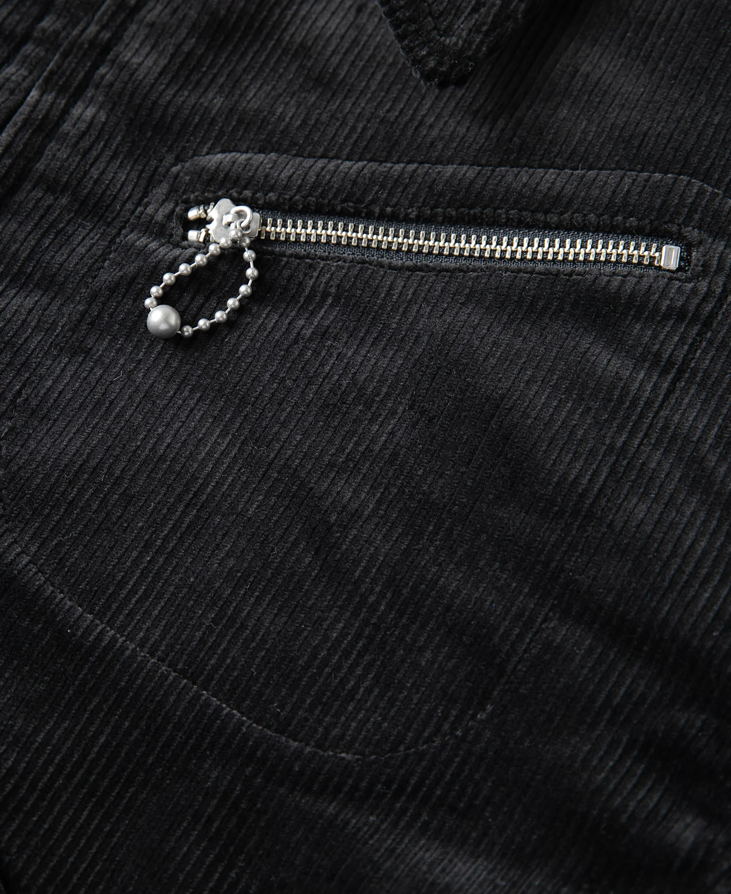 1940s Heavyweight Corduroy Cossack Jacket - Black - Image 10