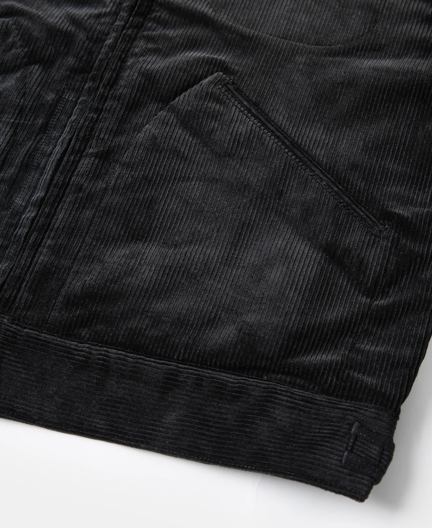 1940s Heavyweight Corduroy Cossack Jacket - Black - Image 12