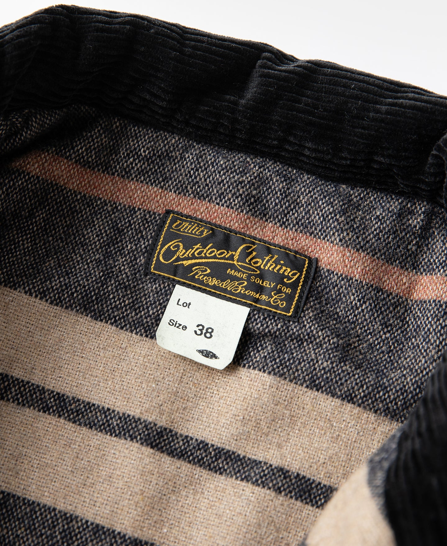 1940s Heavyweight Corduroy Cossack Jacket - Black - Image 7