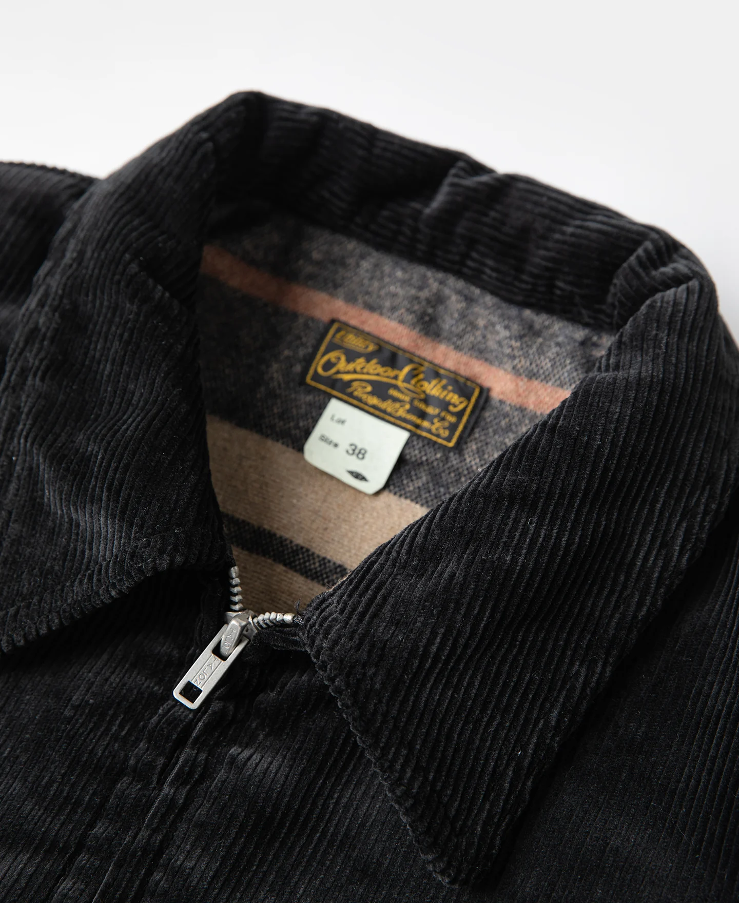 1940s Heavyweight Corduroy Cossack Jacket - Black - Image 8