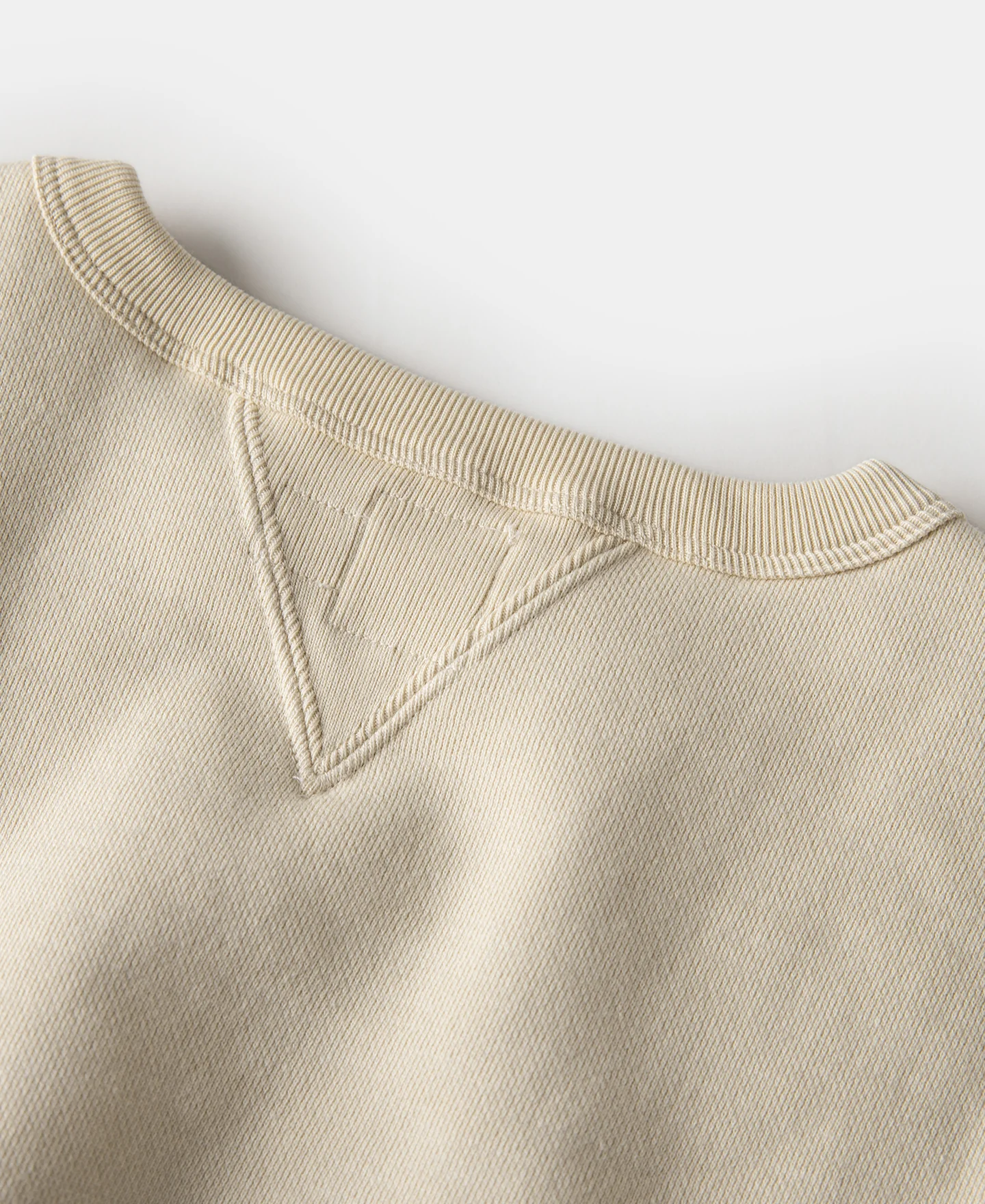 1940s Heavyweight SKI V-Inset Sweater - Apricot - Image 13