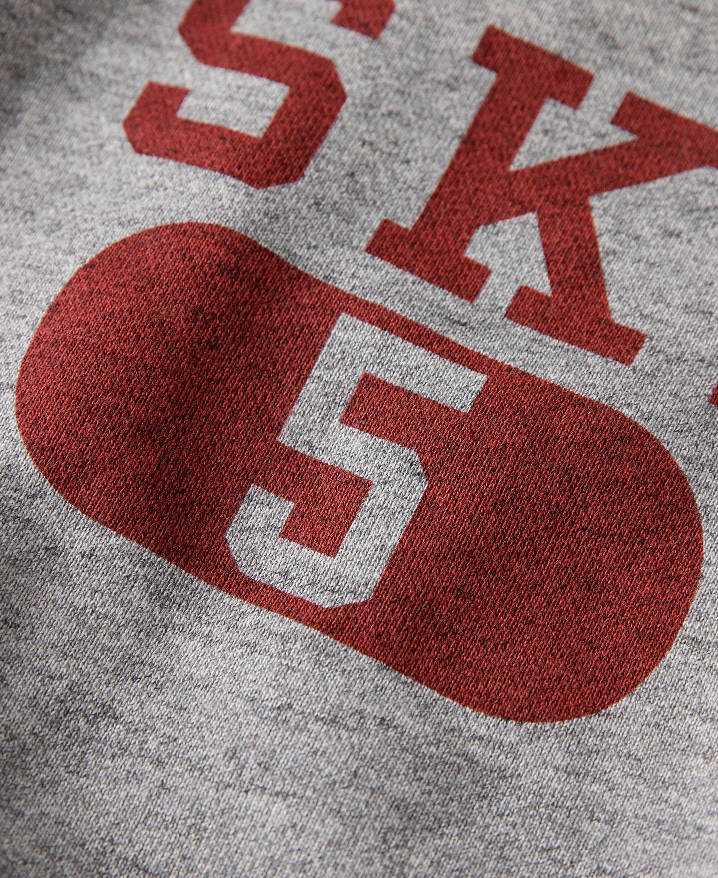 1940s Heavyweight SKI V-Inset Sweater - Gray - Image 10
