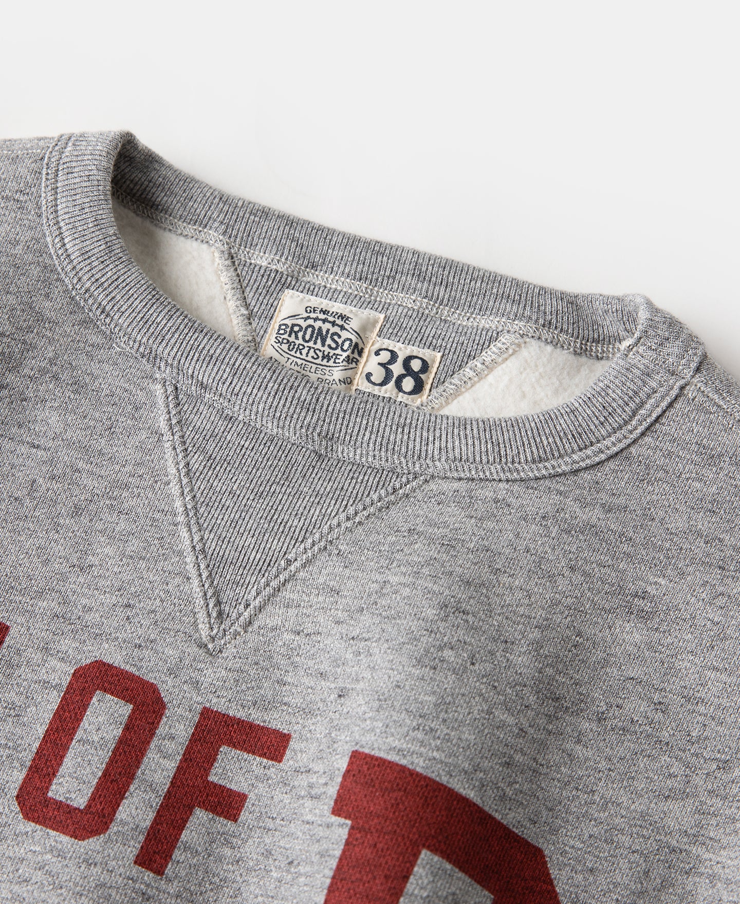 1940s Heavyweight SKI V-Inset Sweater - Gray - Image 7