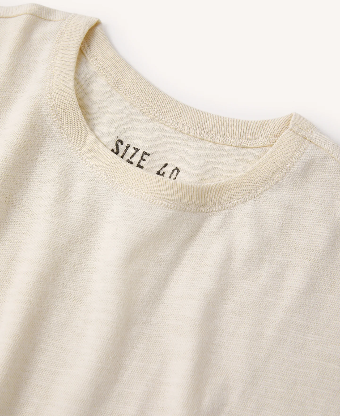 1940s USN Slub Cotton Crew T-Shirt - Image 5
