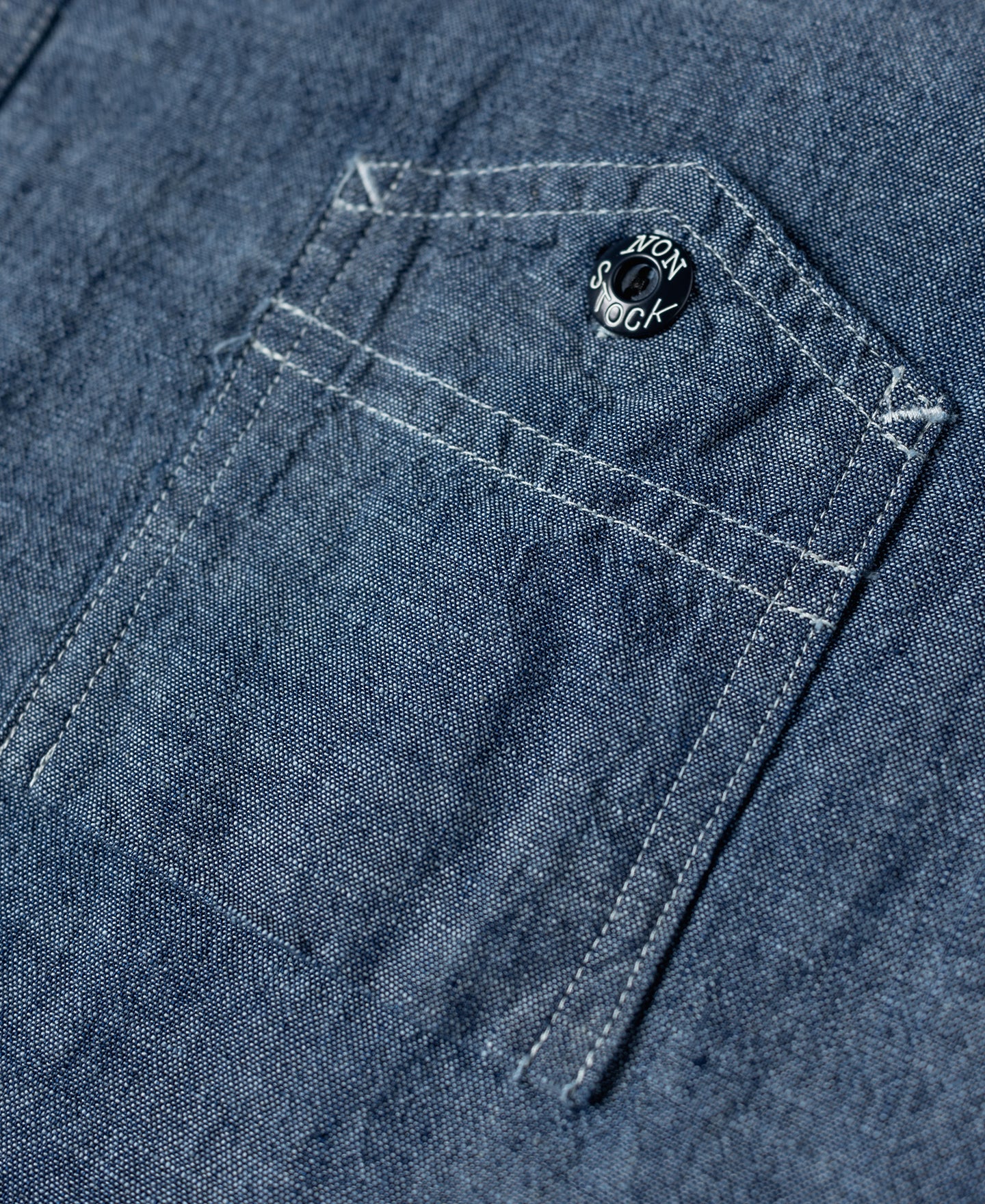 1943 Slub Cotton Chambray Work Shirt - Image 13