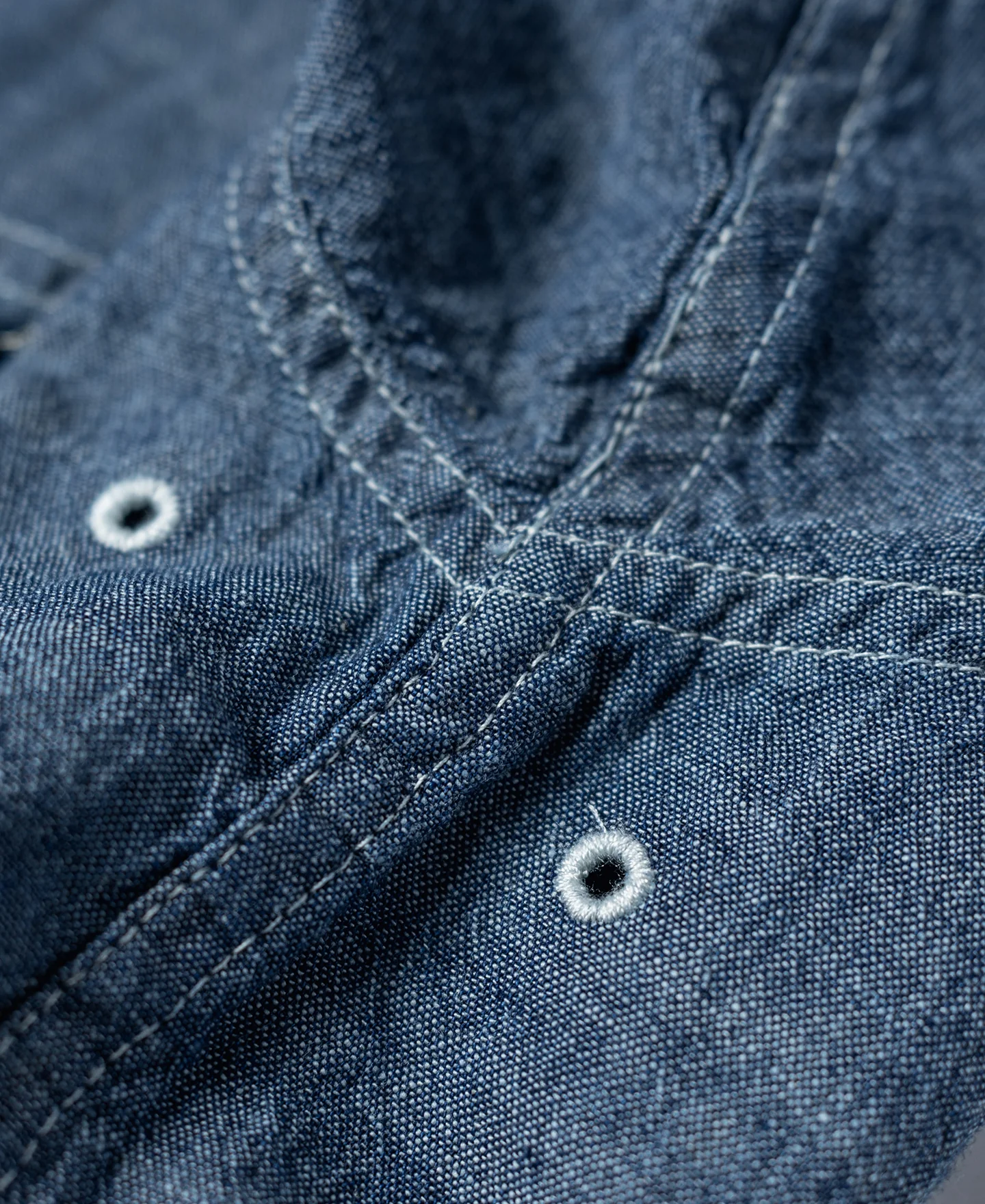 1943 Slub Cotton Chambray Work Shirt - Image 17