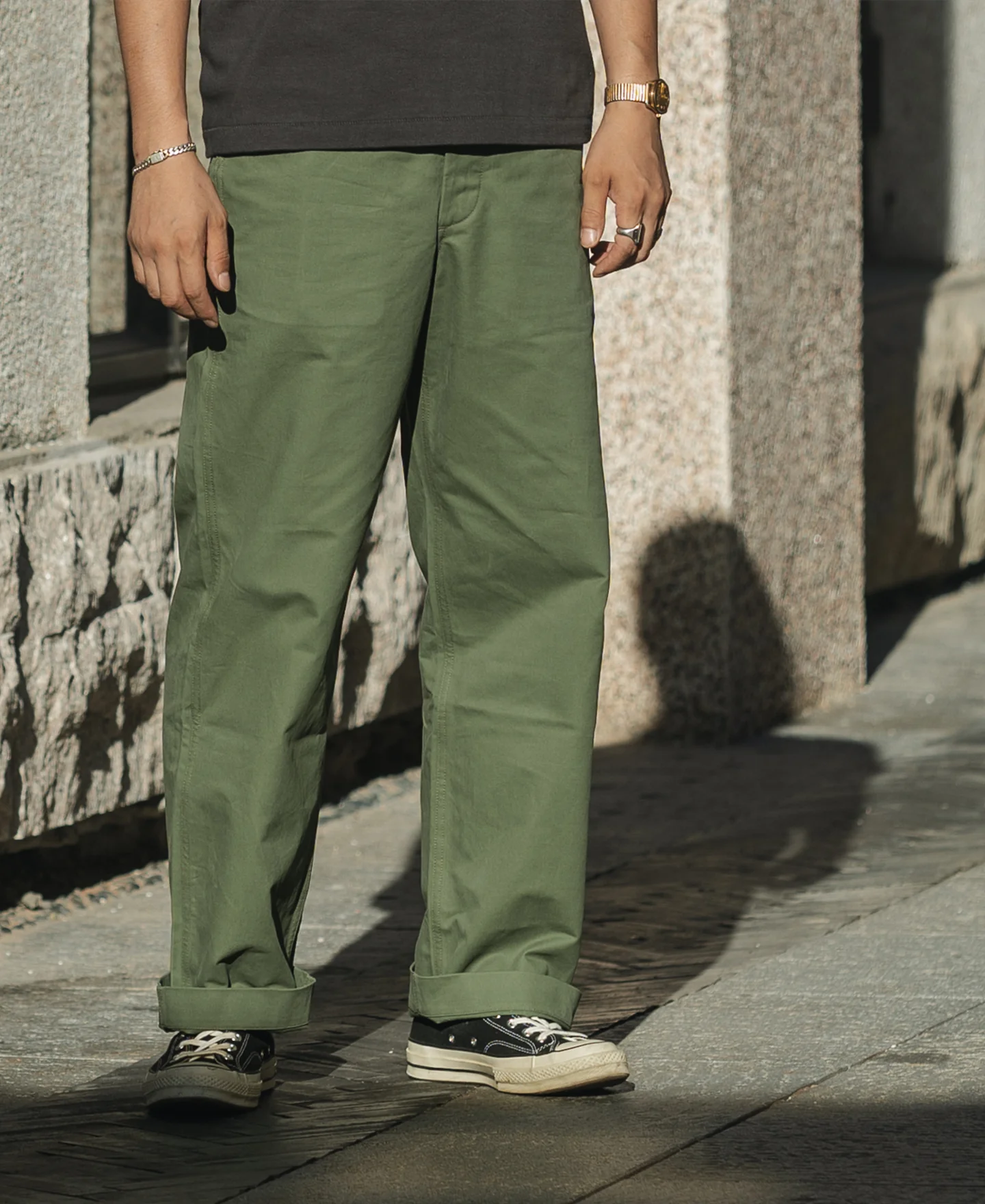 1944 USMC Officer Trousers - Olive - Image 3