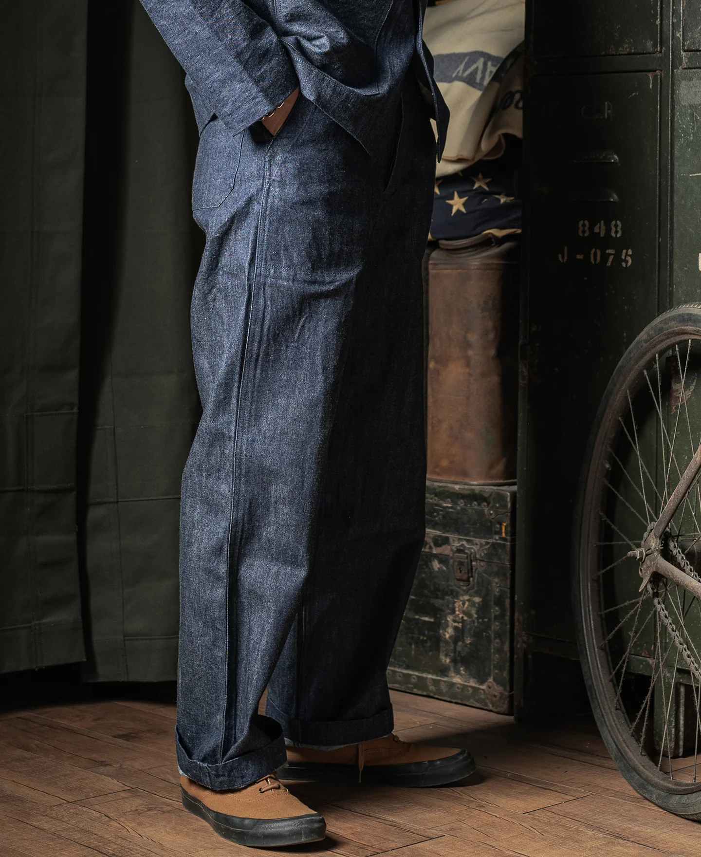 1945 USN Dungaree Trousers - Image 4