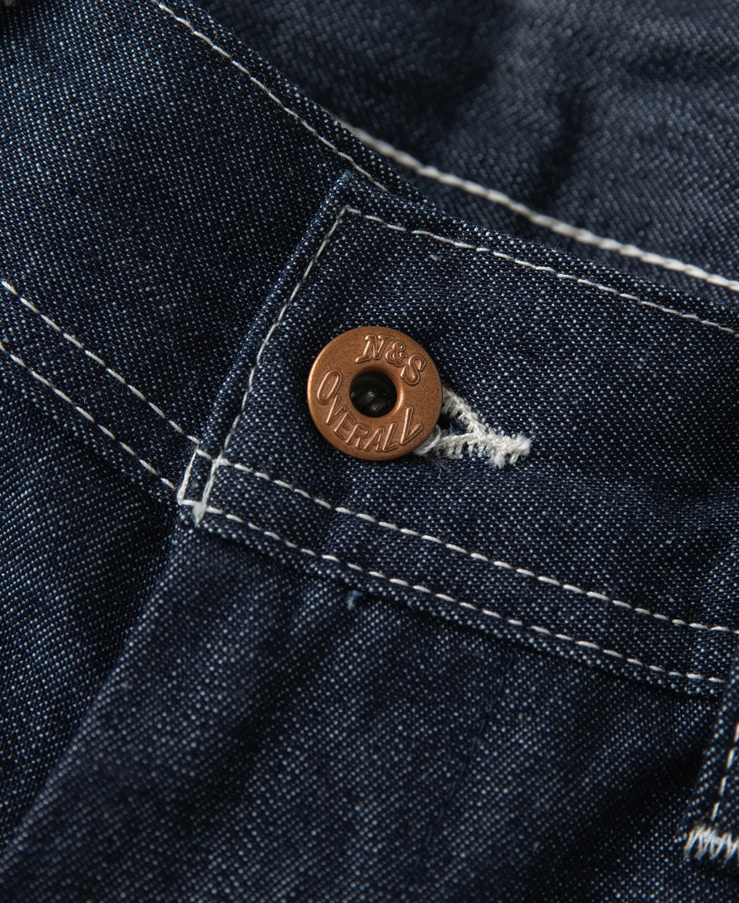 1950s Indigo Denim Painter Pants - Image 9