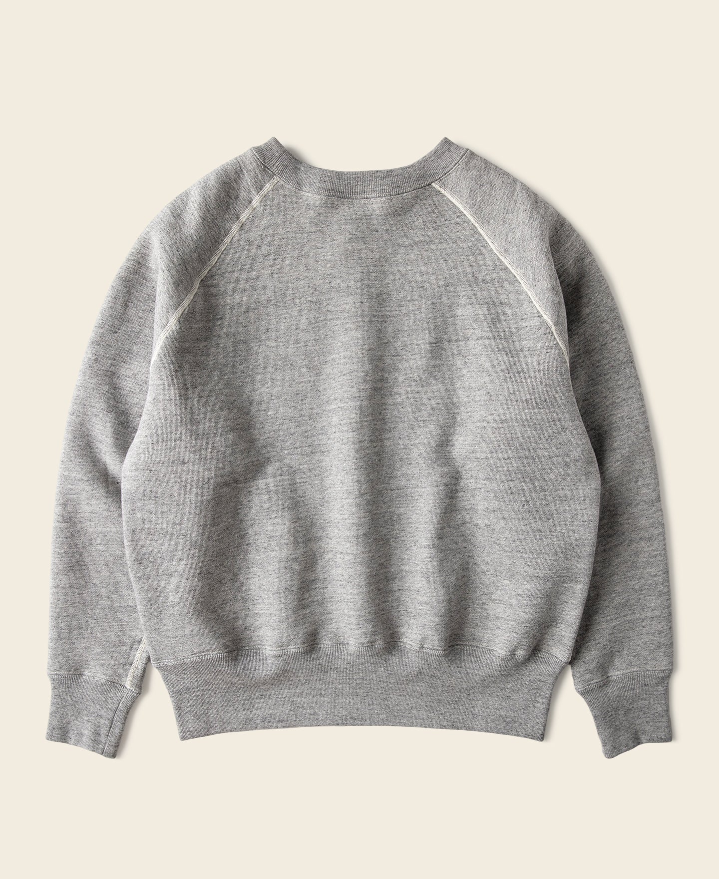 1950s Sports Training Raglan Sleeve Sweater - Gray - Image 2