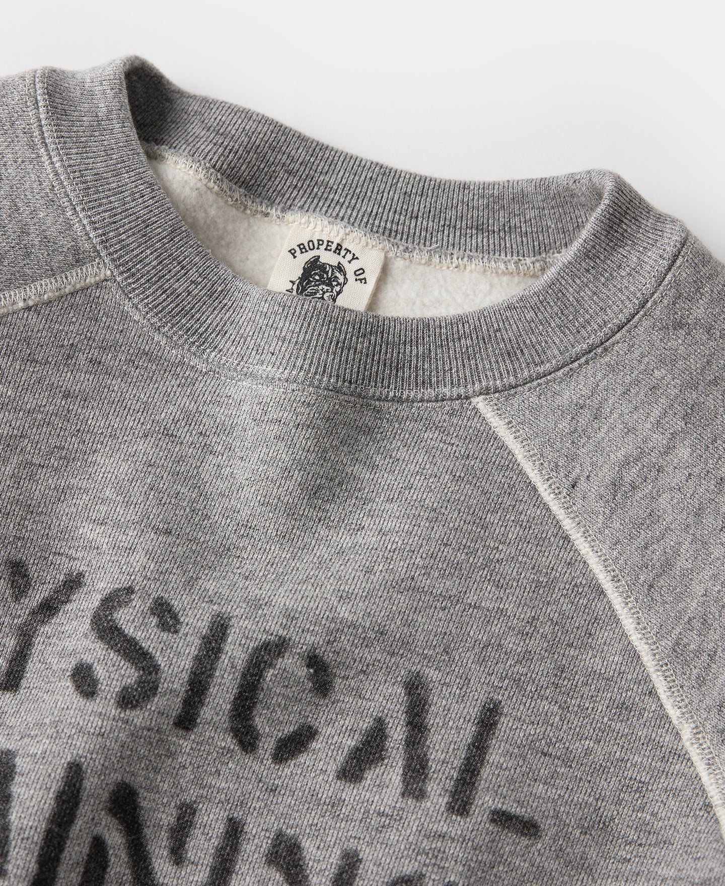 1950s Sports Training Raglan Sleeve Sweater - Gray - Image 7