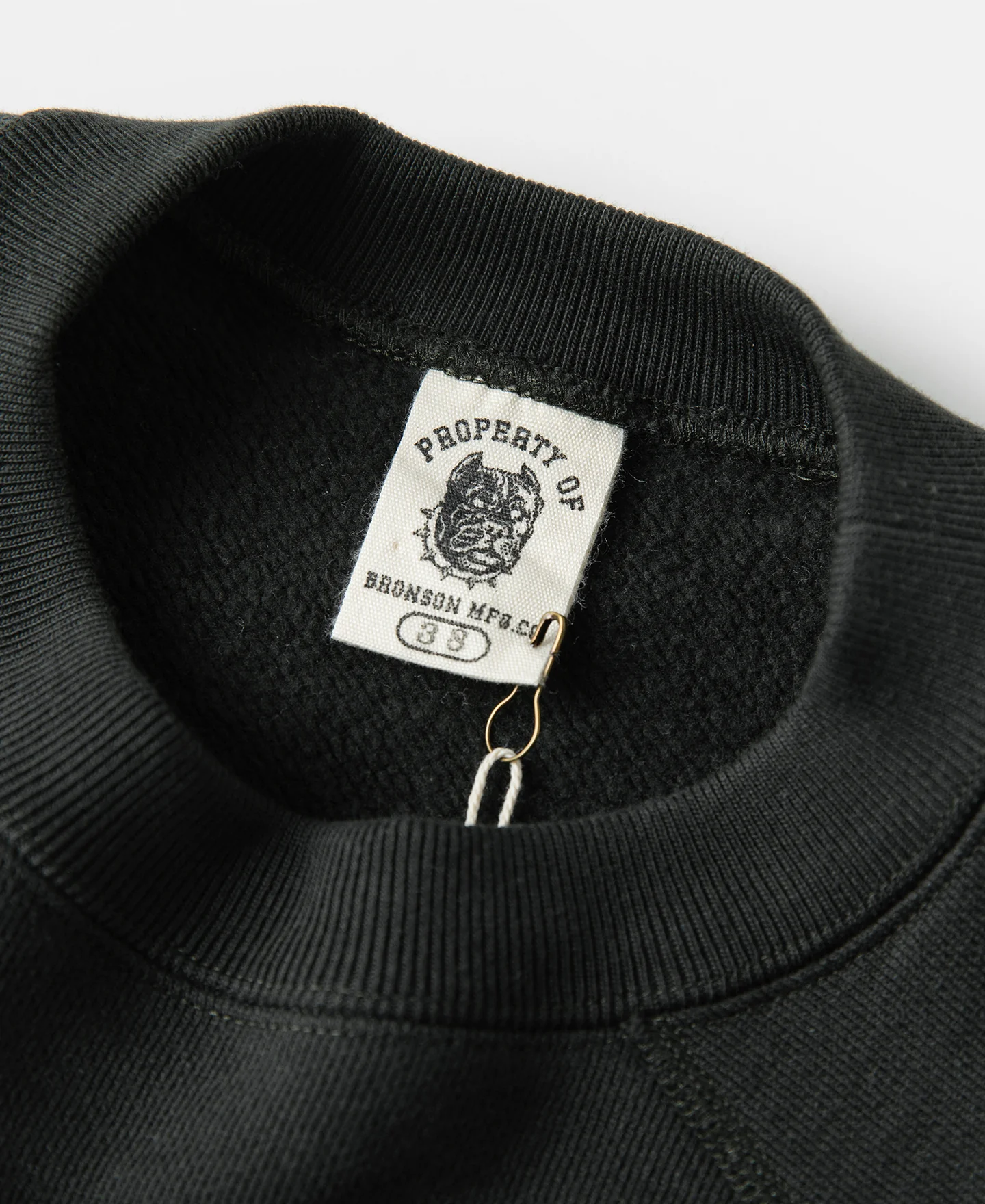 1950s Sports Training Raglan Sleeve Sweater - Vintage Black - Image 6
