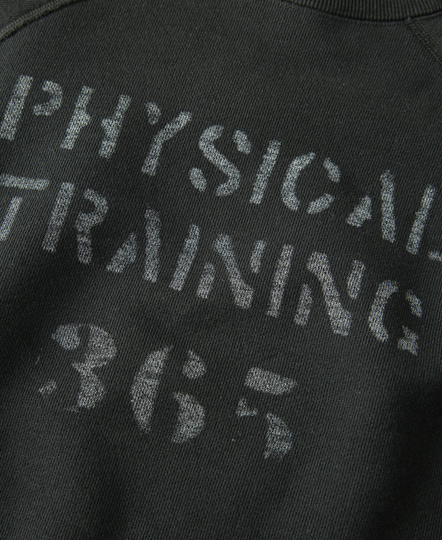 1950s Sports Training Raglan Sleeve Sweater - Vintage Black - Image 8