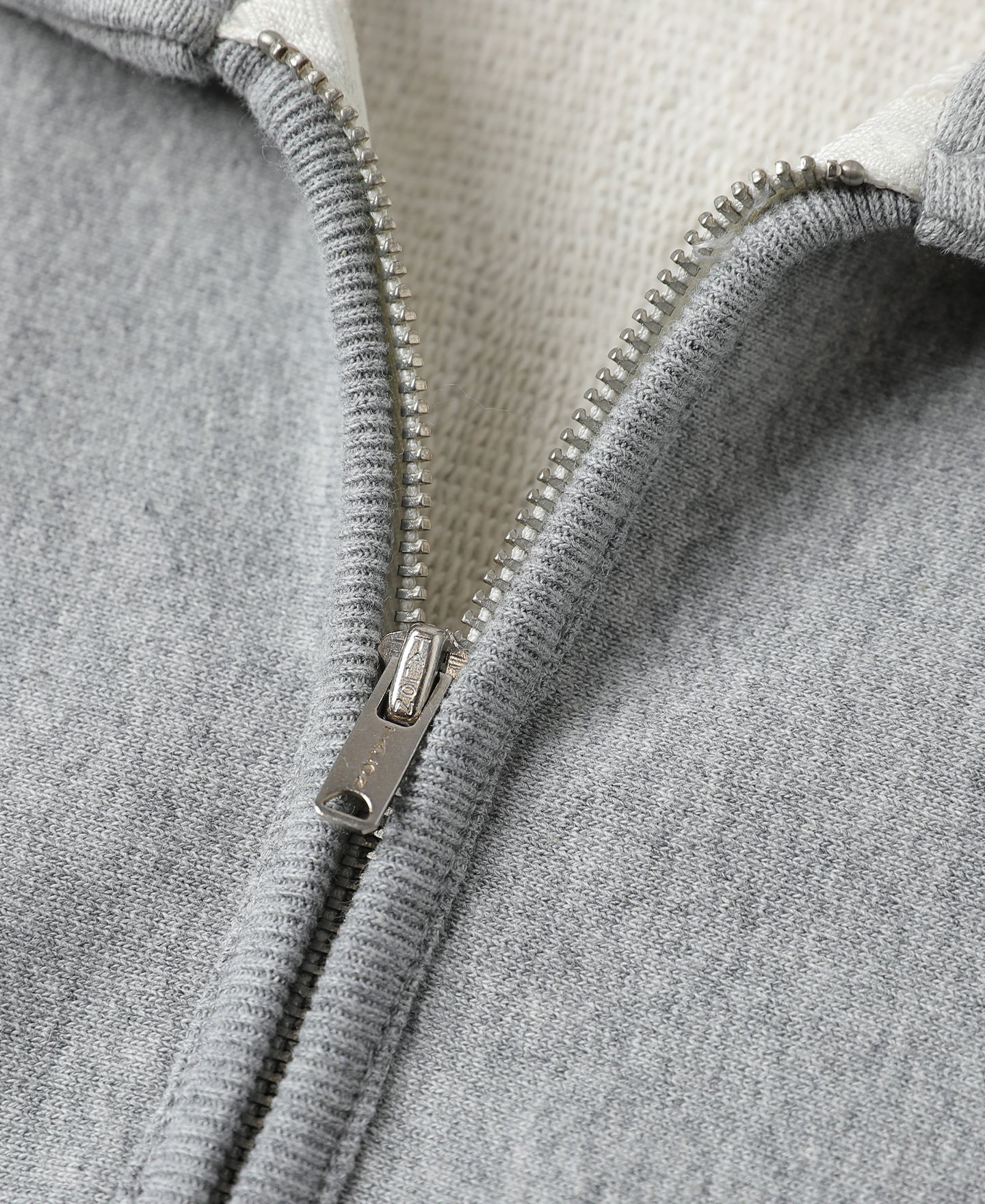 1950s USAFA Reverse Weave Half-Zip Sweatshirt - Gray - Image 10