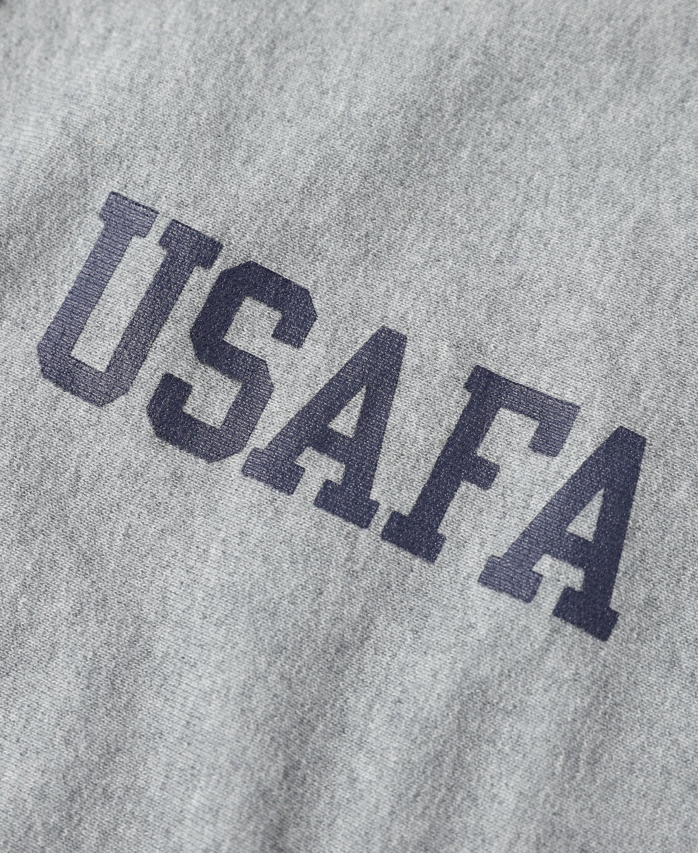 1950s USAFA Reverse Weave Half-Zip Sweatshirt - Gray - Image 11