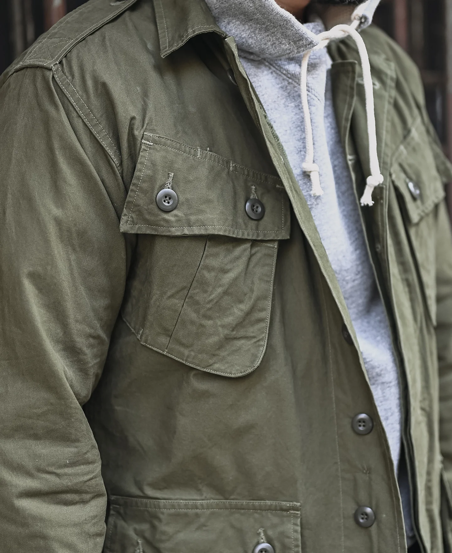 1963 1st Model Tropical Jungle Fatigue Jacket - Image 4