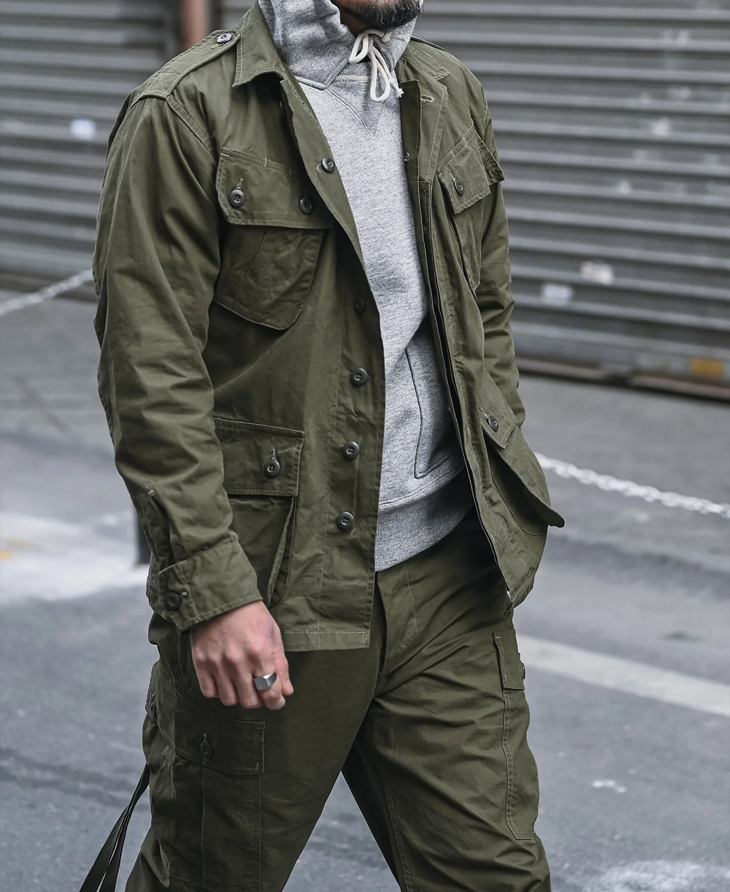 1963 1st Model Tropical Jungle Fatigue Jacket - Image 6