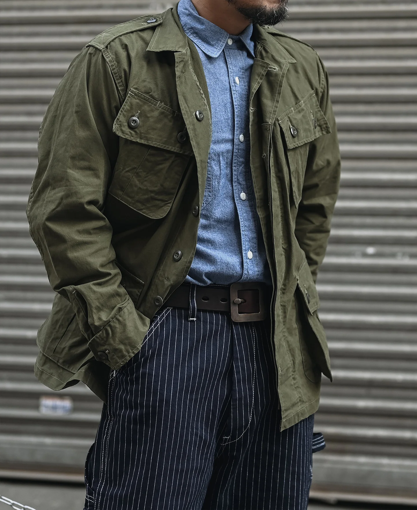 1963 1st Model Tropical Jungle Fatigue Jacket - Image 7
