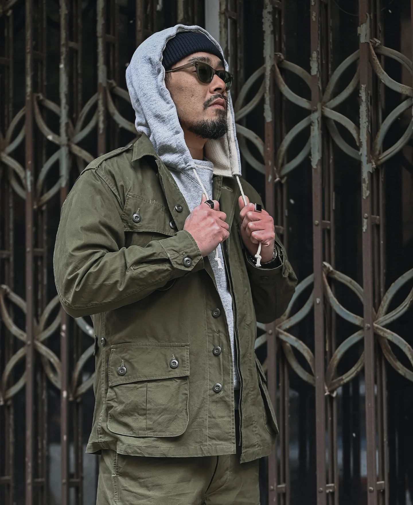 1963 1st Model Tropical Jungle Fatigue Jacket - Image 8